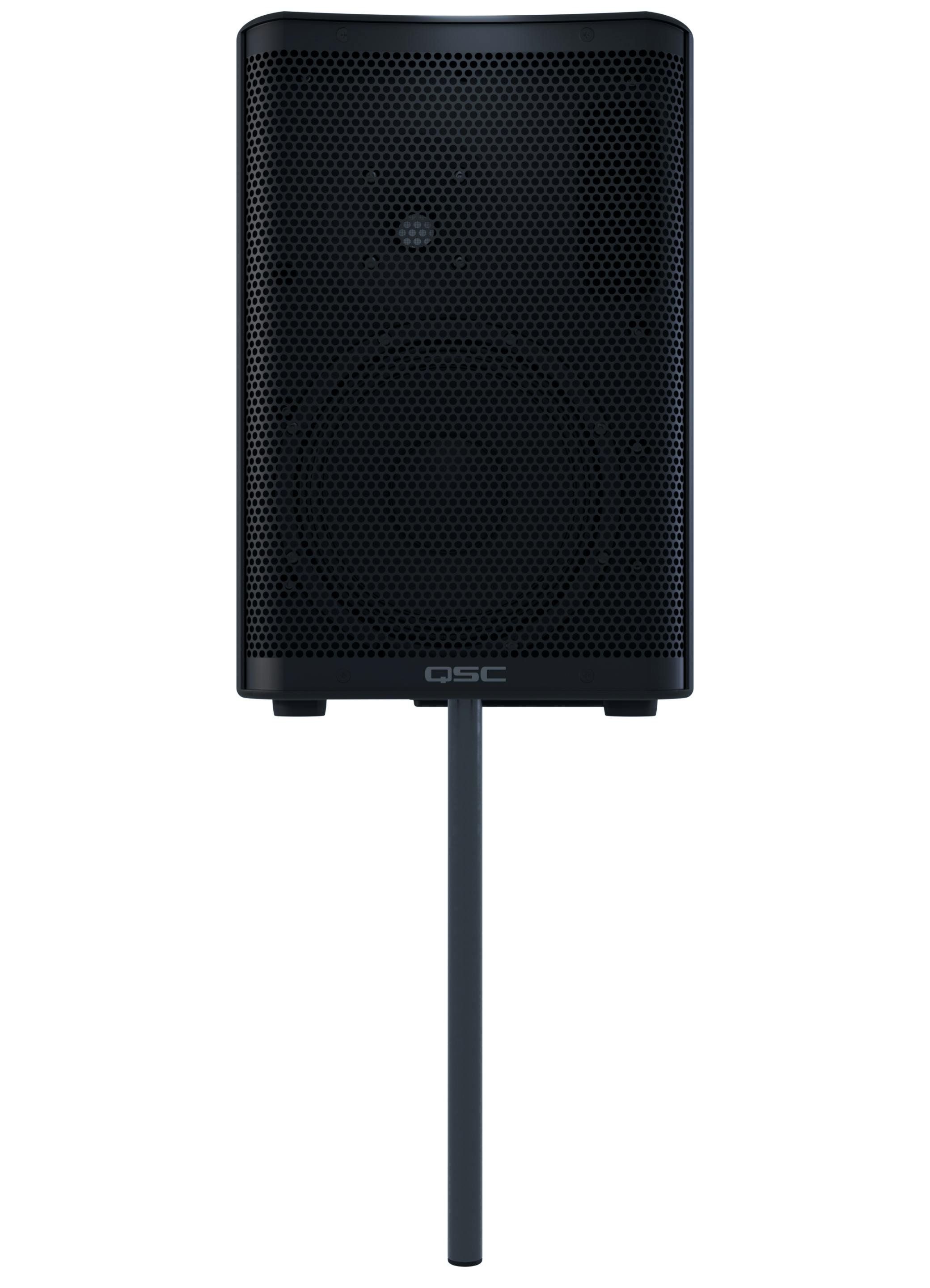 QSC Audio CP8 1000w Powered 8" Speaker Bundle with Stands & Cables - 295983-CP8_Pole.jpg
