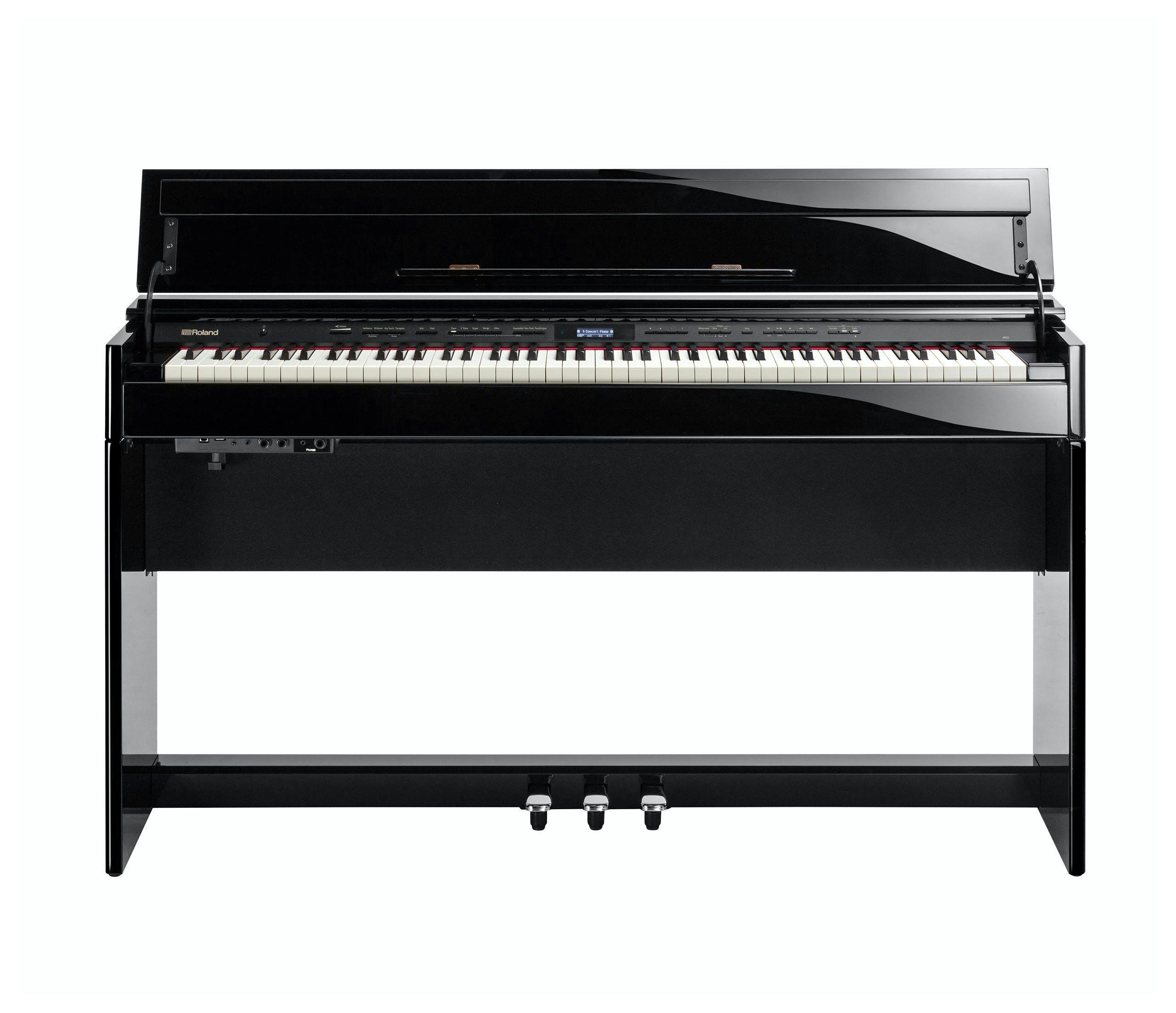Roland DP603 Digital Piano in Black Bundle 1 - 506494-120835-DP603_PE-F_Open-E.jpg