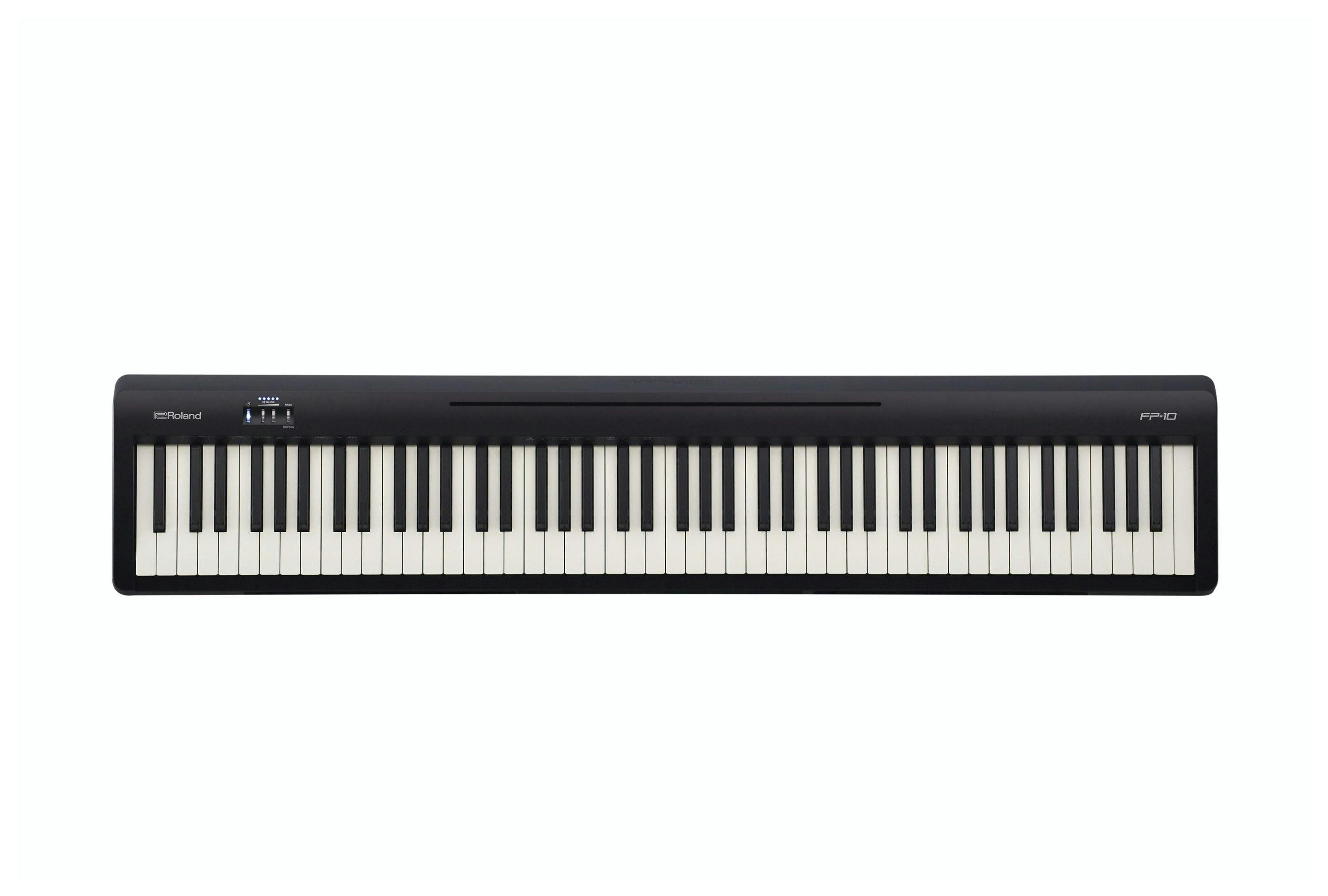 Roland FP10 Digital Piano in Black Bundle 2 - 506436-318252-FP-10_TOP_f.jpg