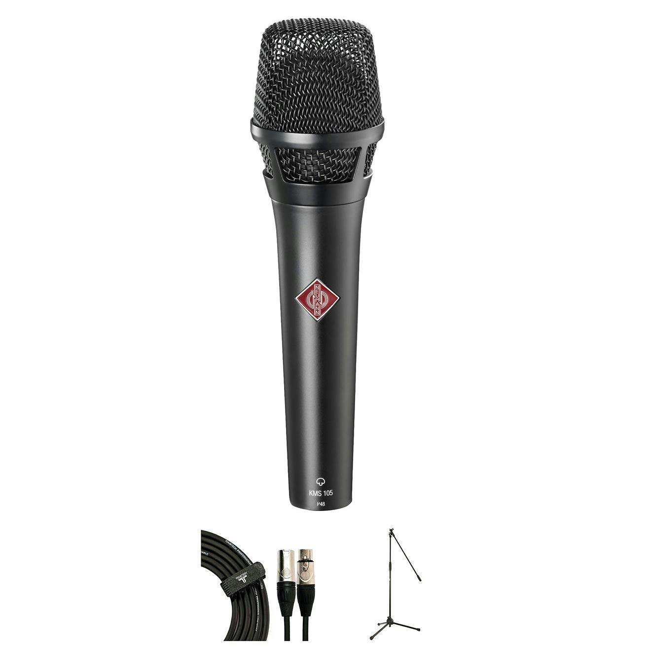 Neumann KMS105MT Condenser Microphone Bundle with Mic Stand and XLR Cable - _BUN-008455-bundle1.jpg