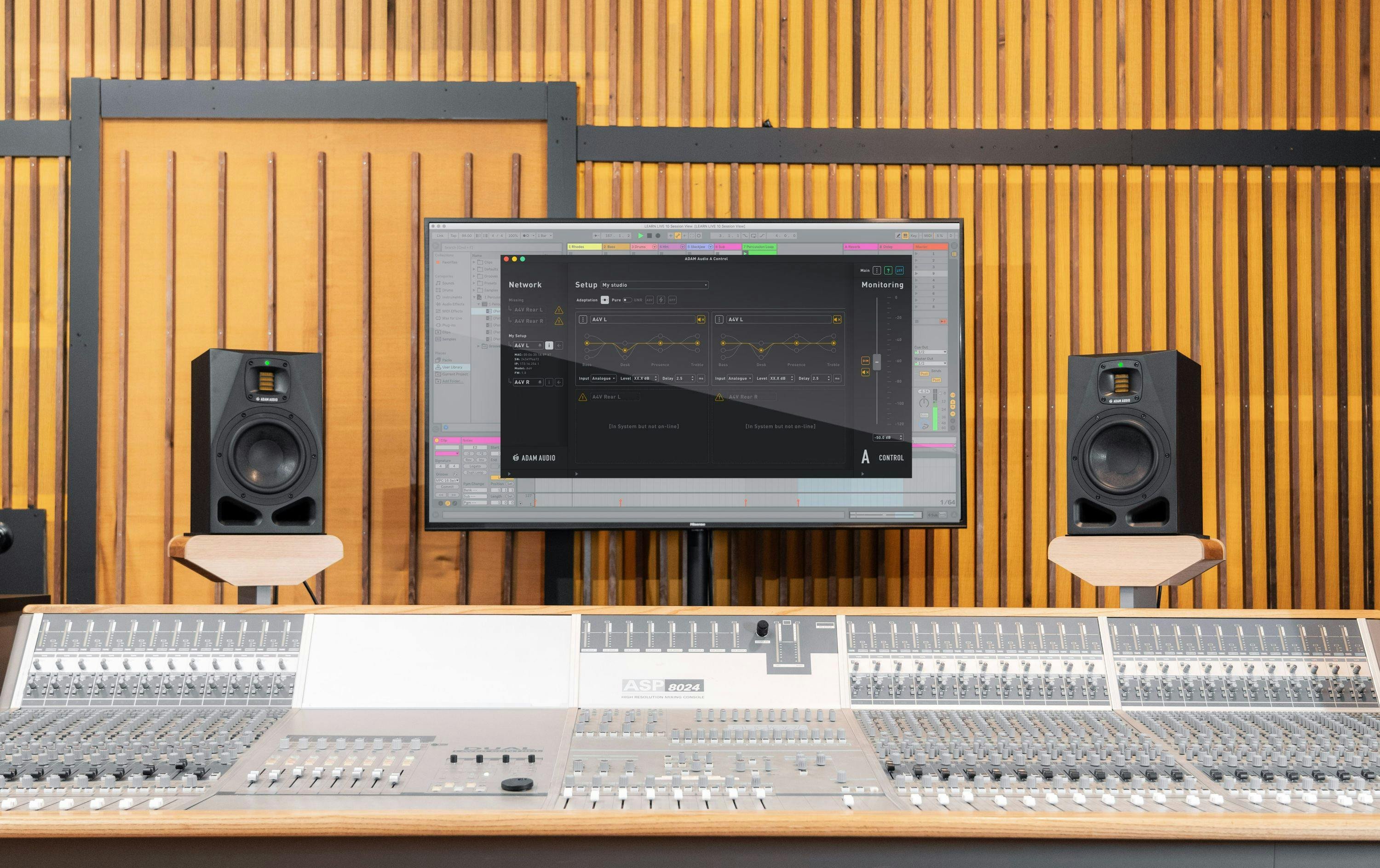 ADAM Audio A7V Studio Monitor Bundle with foam pads and cables - 504393-adam-audio-a-series-a7v-studio-monitor-lifestyle-photo-3.jpg