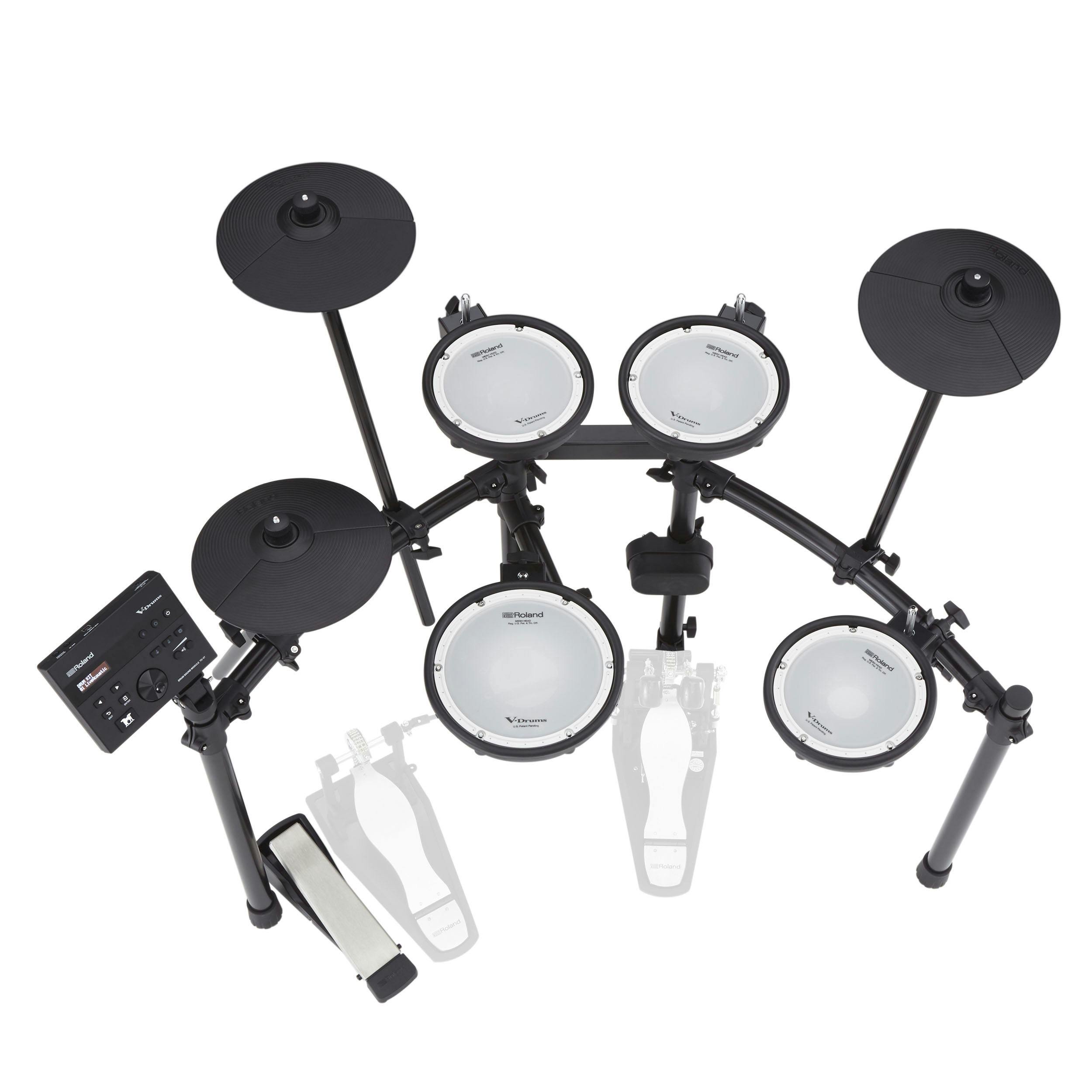 Roland TD07KV Electronic Drum Kit Bundle Package - 455274-TD-07DMK_Top.jpg