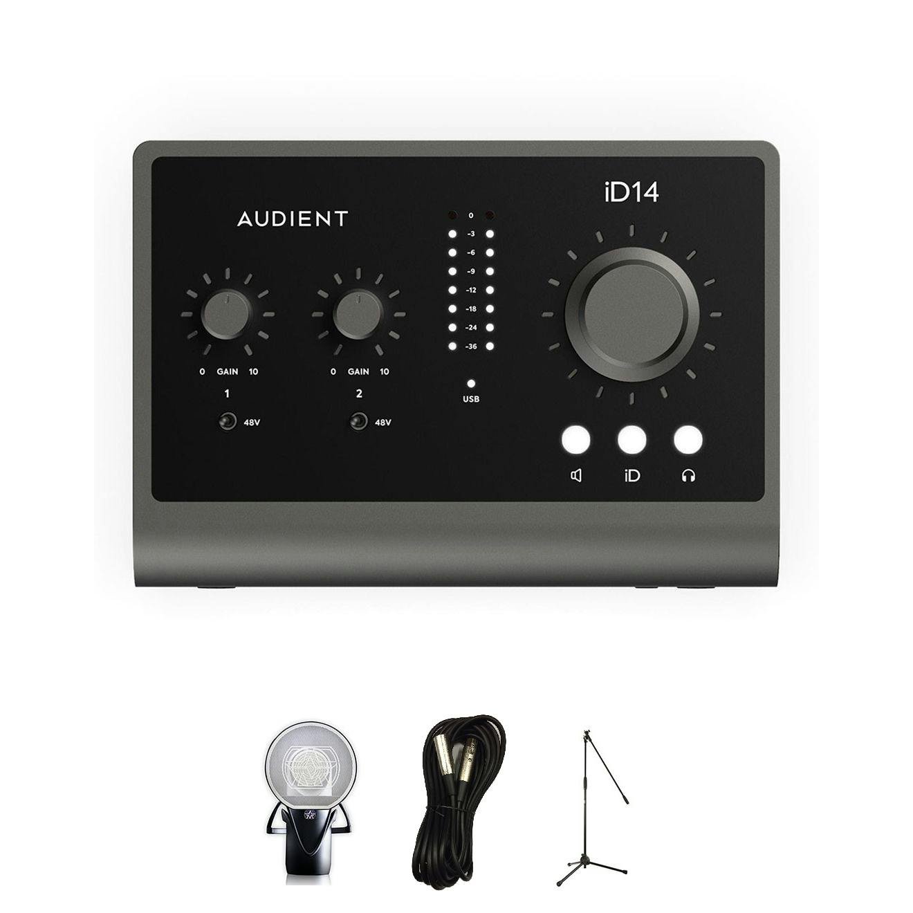 Audient ID14 MKII USB Audio Interface with Aston Element, Cable and Stand - _BUN-ID14MK2-ELE-BUNID14MK2.jpg