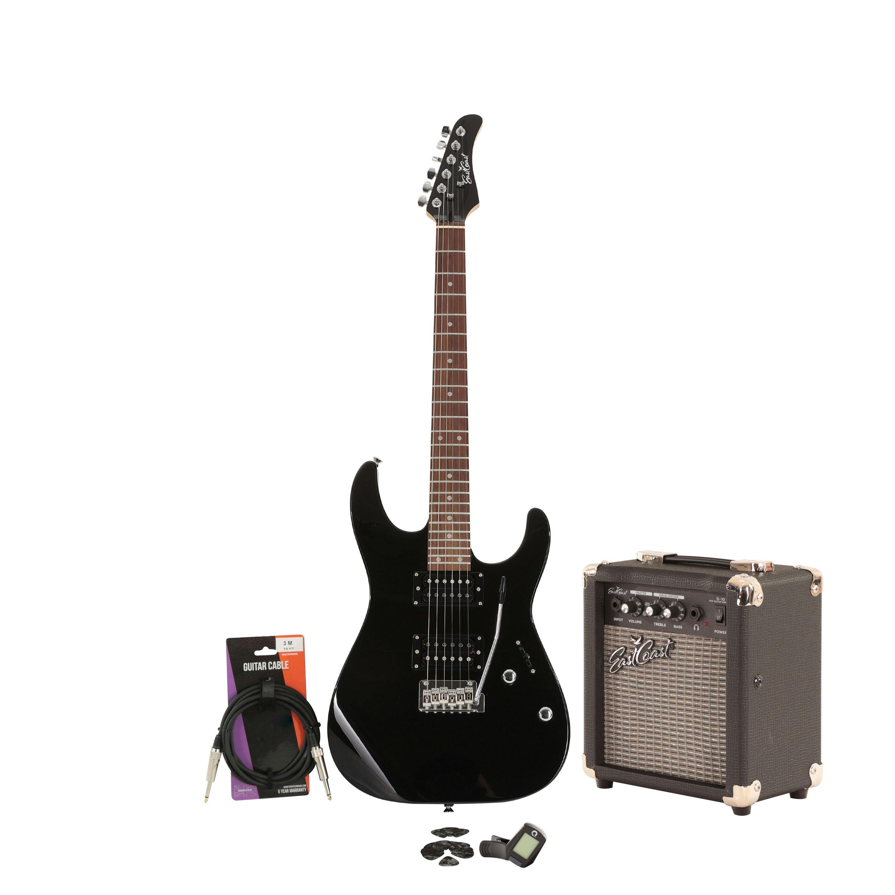 EastCoast HM1 Black Electric Guitar Starter Pack with 10W Amp & Accessories - _BUN-EC-HM1-BK10-EC-HM1-BLK-10w.jpg