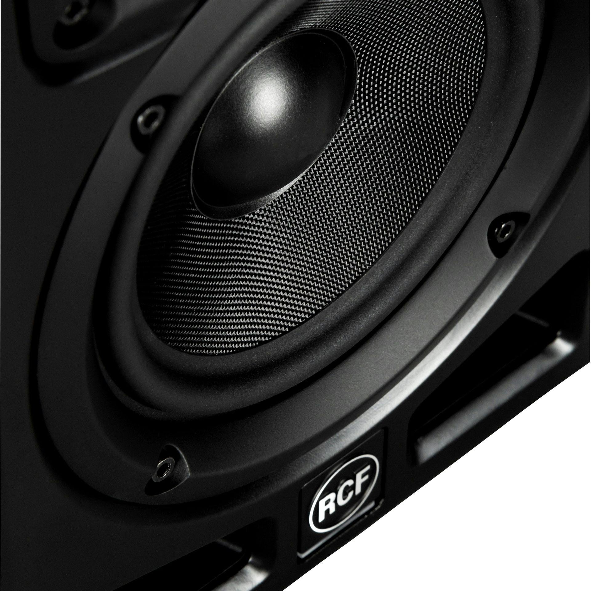 RCF Ayra Pro 6 Studio Monitor Bundle with Stands and Cables - 457775-422655-011_-AYRA-PRO-6_closeup.jpg