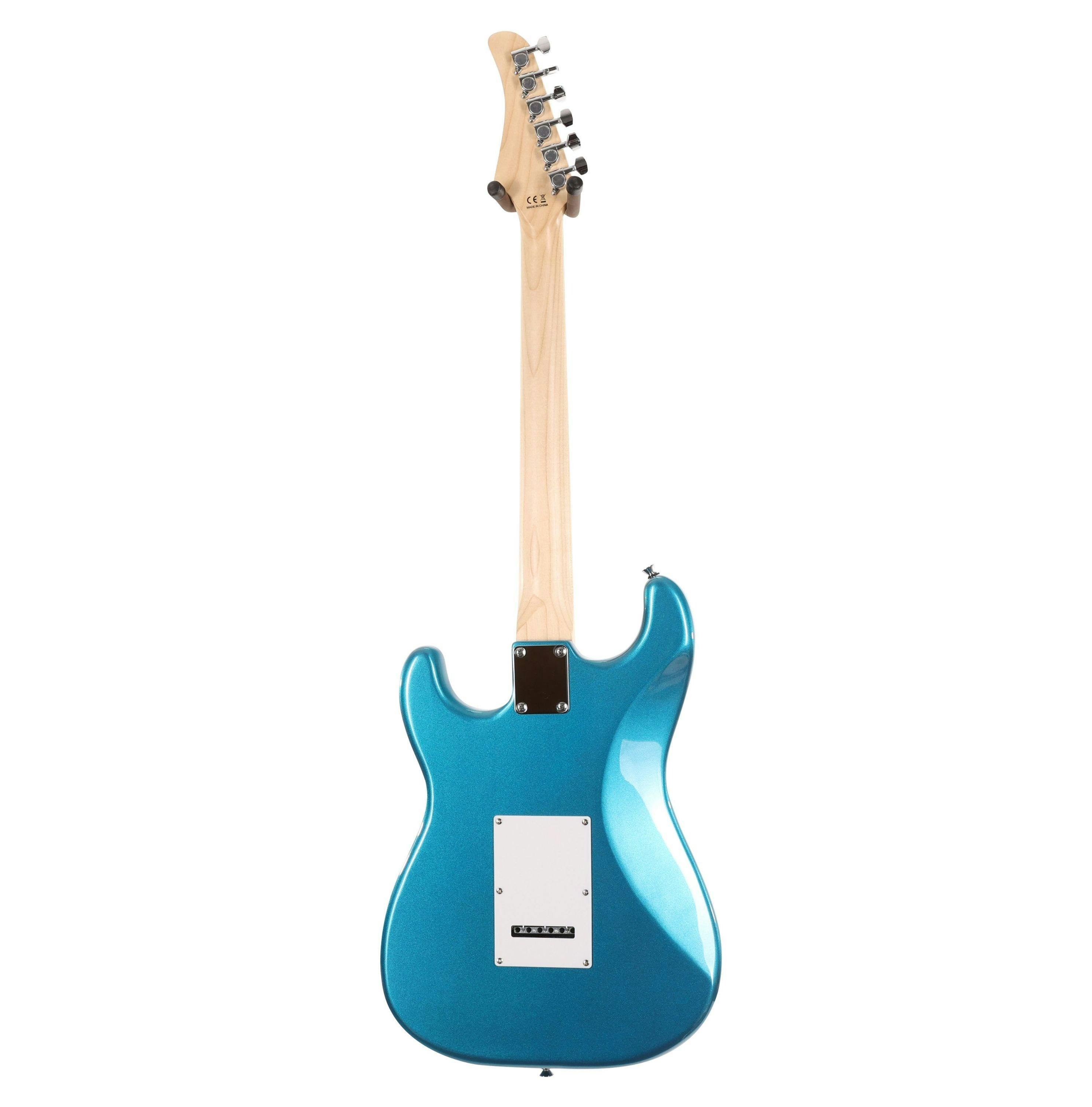EastCoast ST1 Electric Guitar Starter Pack in Lake Placid Blue with 15W Amp & Accessories - 477826-EC-ST1-LPB 3.jpg