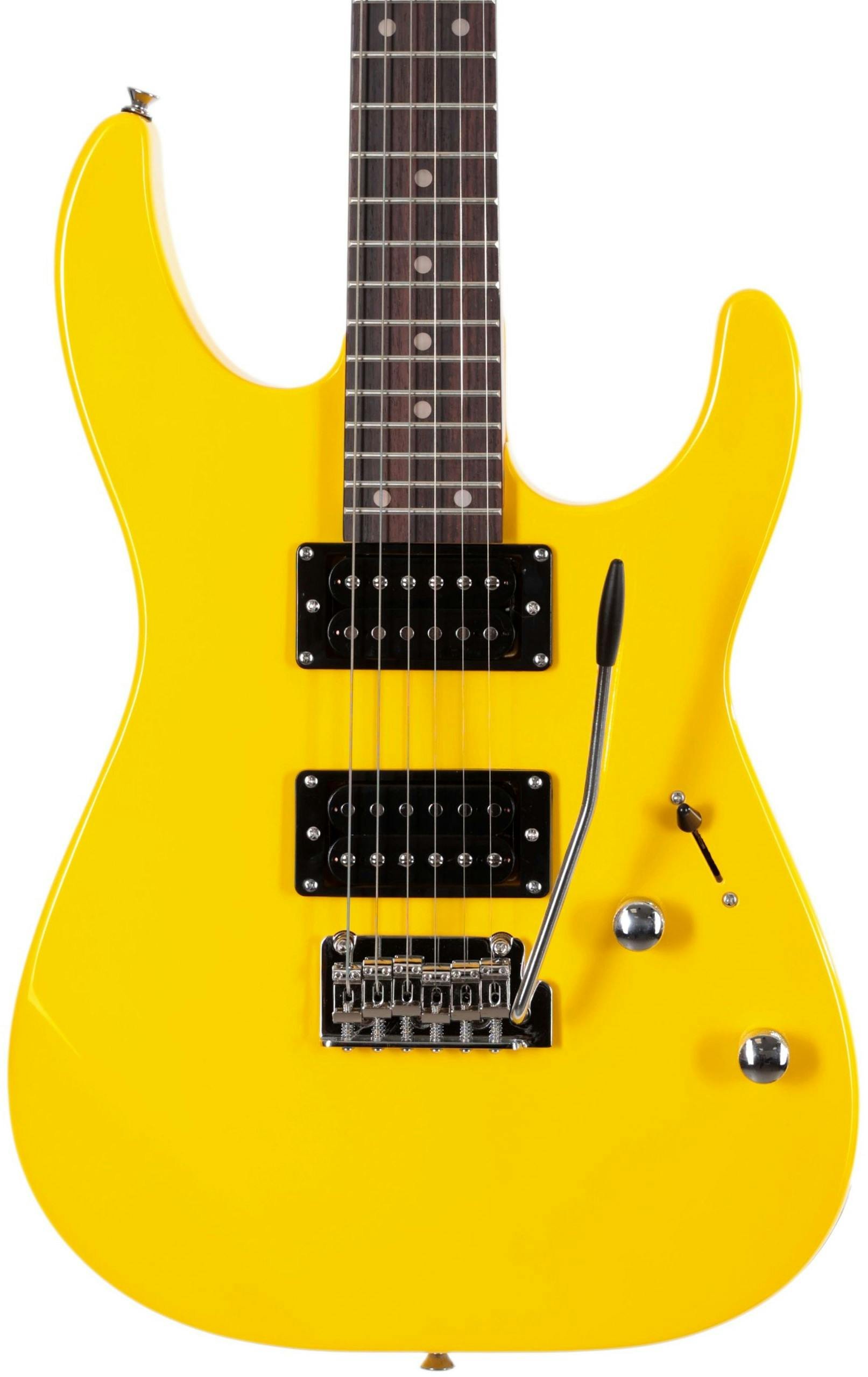 EastCoast HM1 Yellow Electric Guitar Starter Pack 15W Amp & Accessories - _BUN-EC-HM1-YEL-EastCoast-HM1-Electric-Guitar-in-Ferrari-Yellow-Hero.jpg