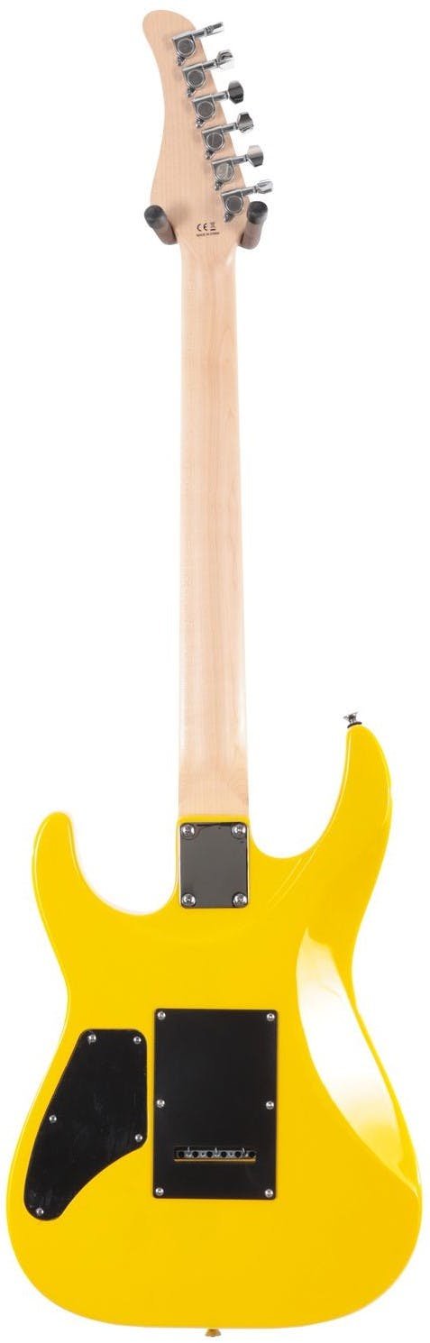 EastCoast HM1 Yellow Electric Guitar Starter Pack 15W Amp & Accessories - _BUN-EC-HM1-YEL-EastCoast-HM1-Electric-Guitar-in-Ferrari-Yellow-Back.jpg