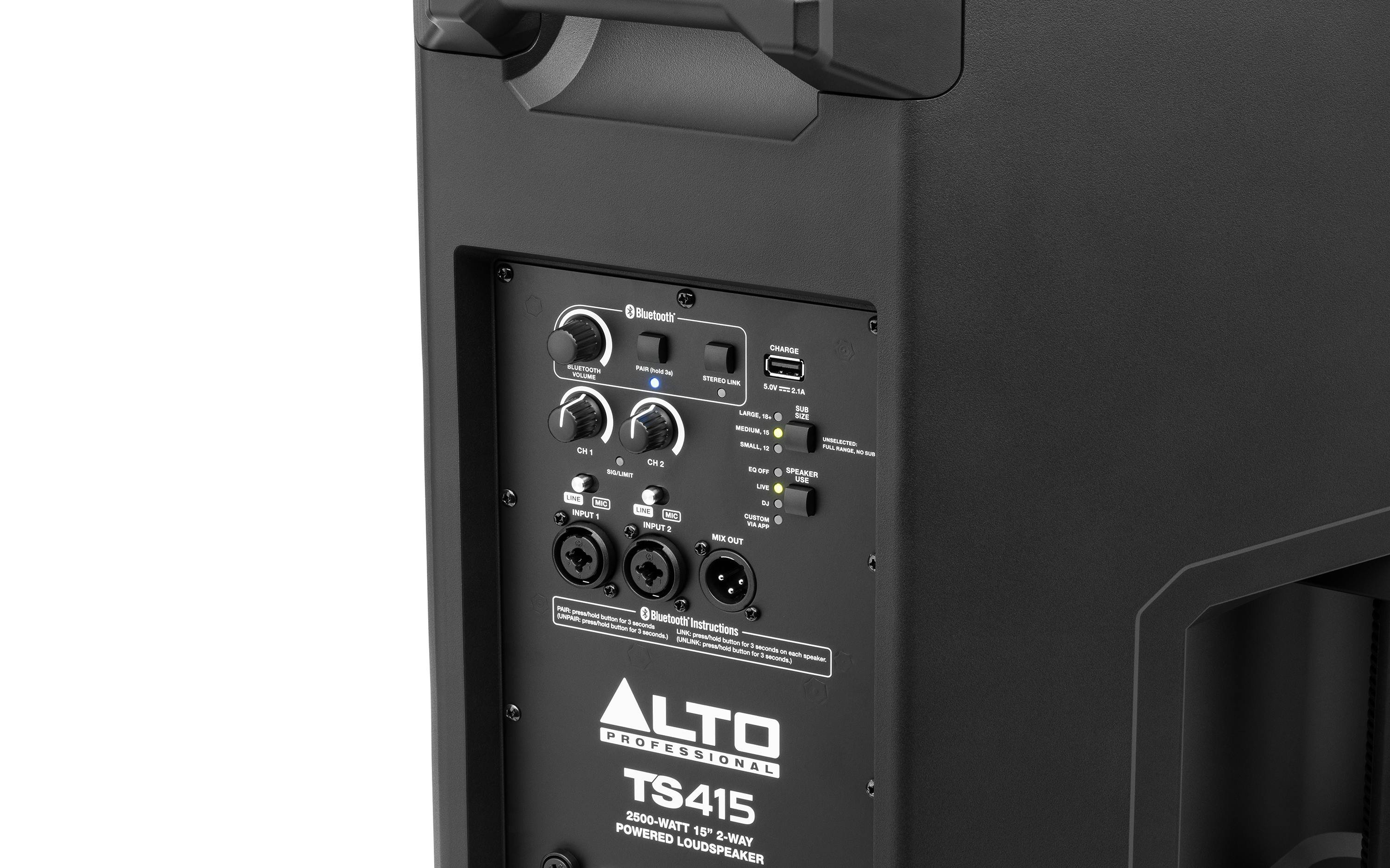 Alto TS415 Active 15" PA Speaker Bundle - 534579-TS415-Back-Detail-MEDIA.jpg