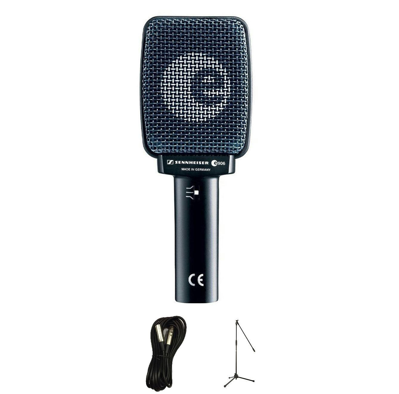 Sennheiser E906 Dynamic Instrument Microphone Bundle with Cable & Low Profile Stand - _BUN-E906-STND-E906Bundle.jpg