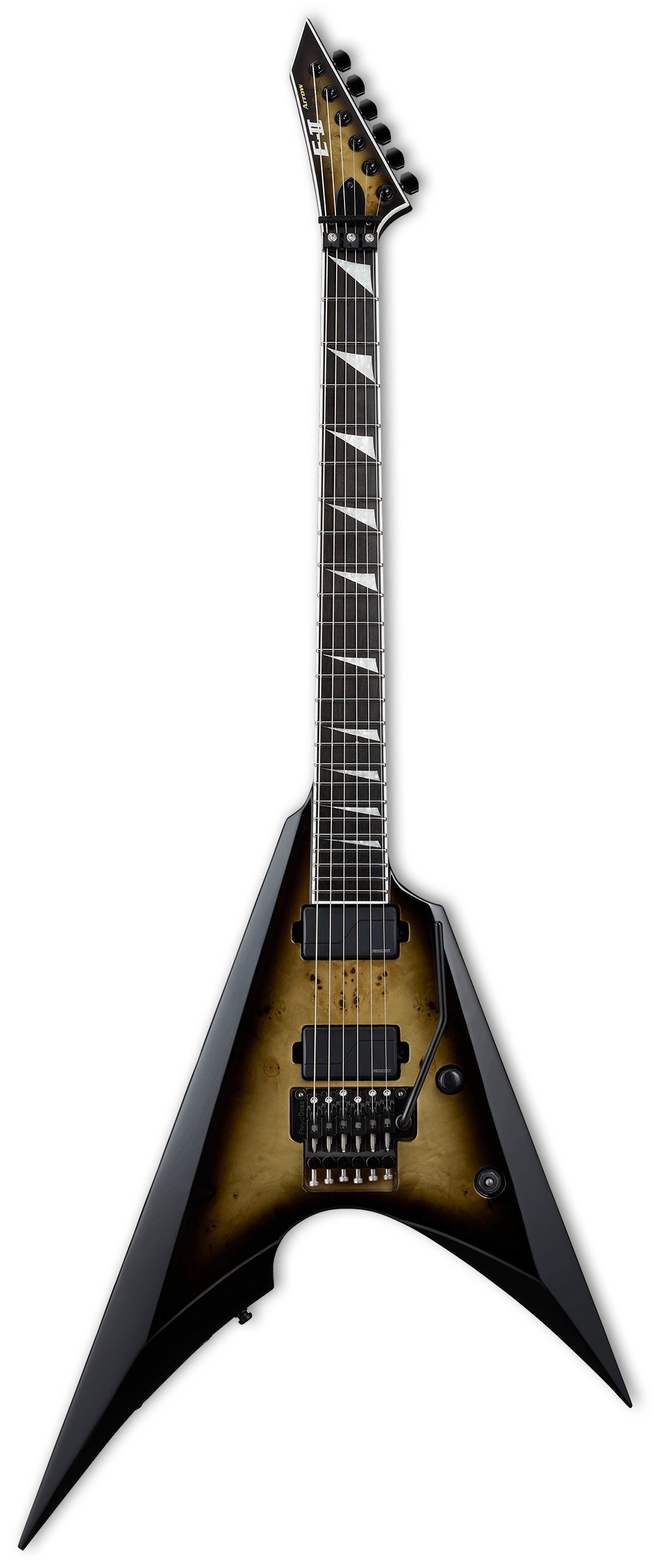 ESP E-II Arrow Electric Guitar in Nebula Black Burst - 10009871-ESP-E-II-Arrow-Nebula-Black-Burst.jpg