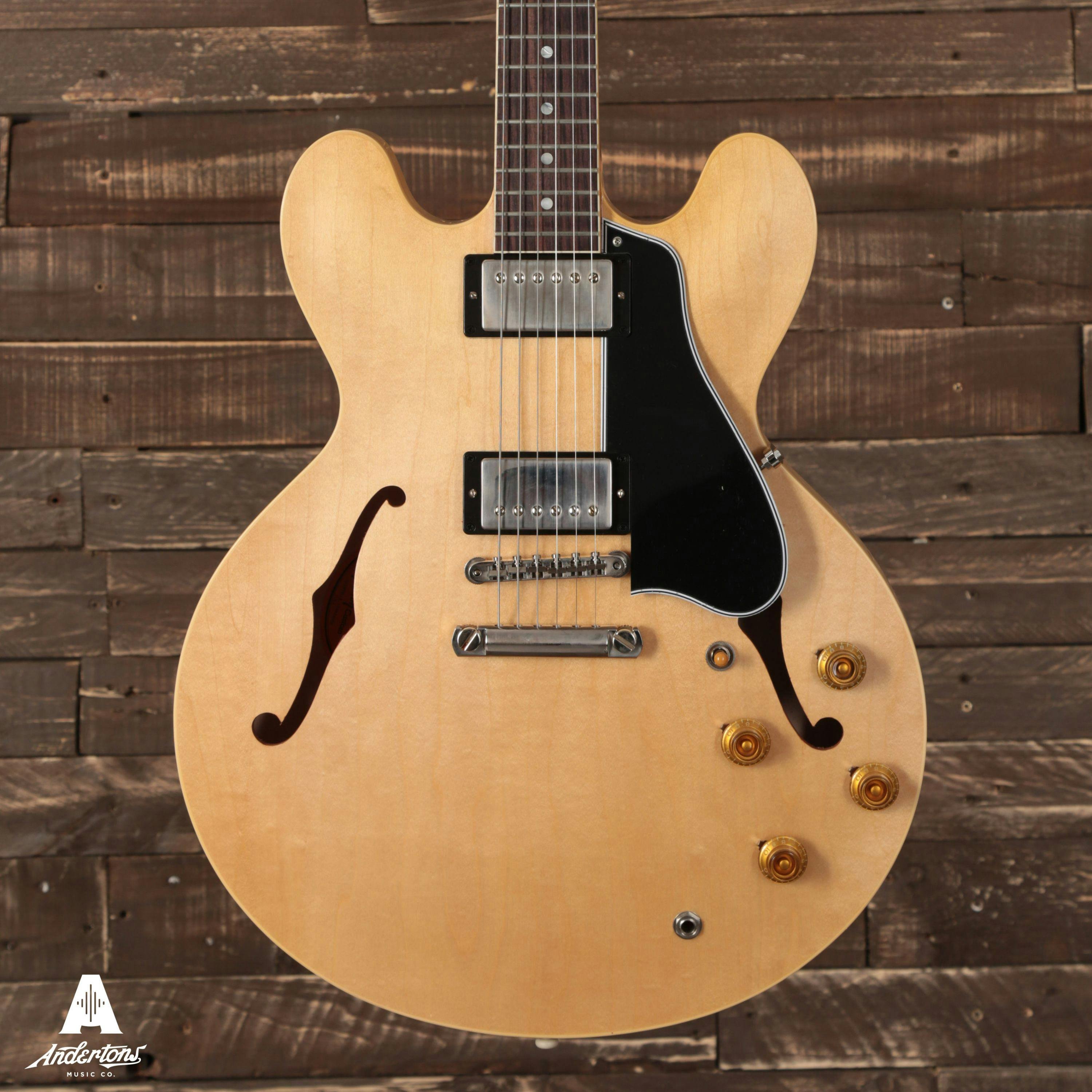 Gibson Custom Shop 1959 ES-335 Reissue VOS Semi Hollow Electric Guitar in Vintage Natural - 391256-A90038 (2).jpg