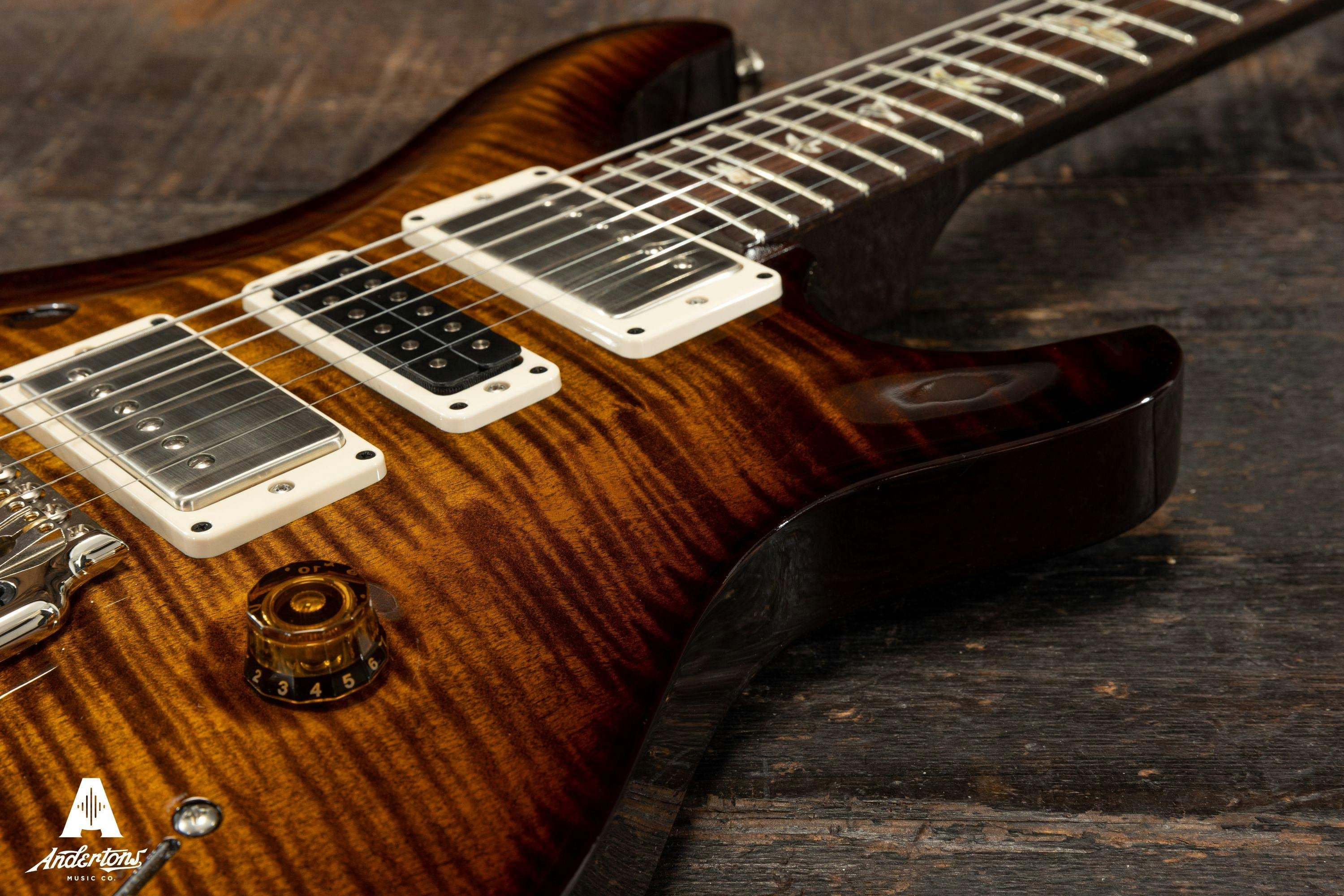 PRS Special Semi-Hollow Electric Guitar in Black Gold Burst - 445777-0316177 (12).jpg
