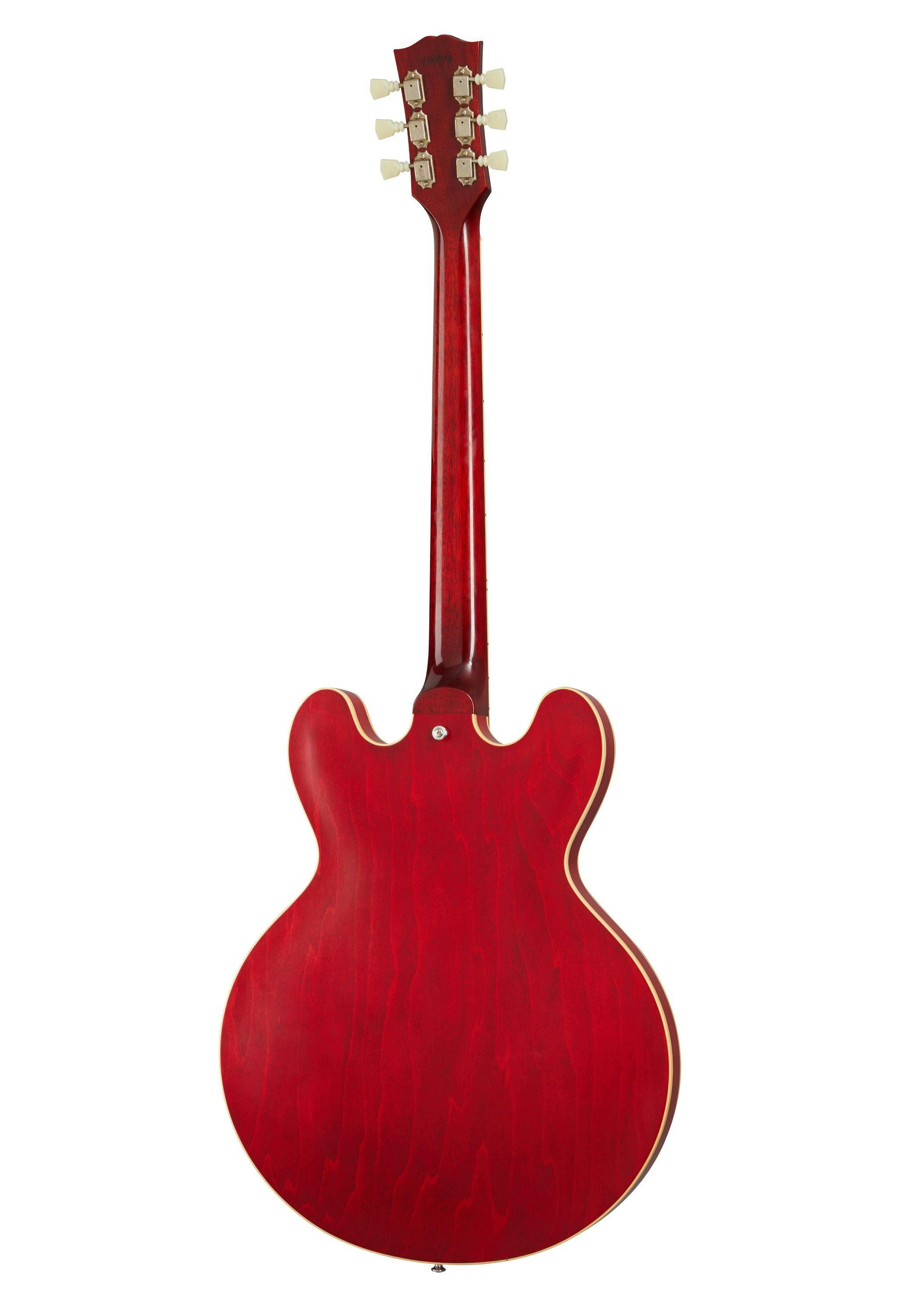 Gibson Custom Shop 1961 ES-335 Reissue VOS Semi Hollow Electric Guitar in 60s Cherry - 372548-61ES335VOSCNH1_back.jpg