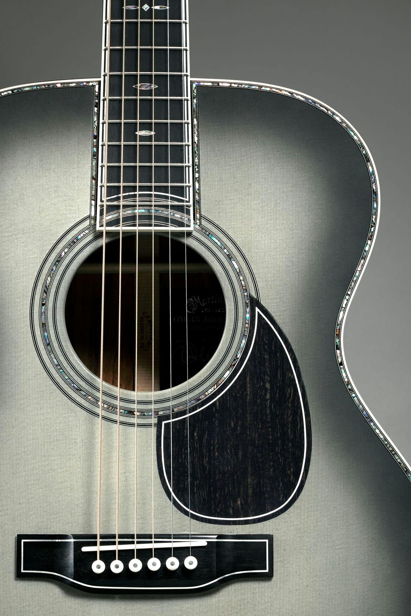 Martin Custom OM-45 John Mayer Platinum 20th Anniversary Acoustic Guitar - CFM-GTR-OM45JMPLATIN-Martin-Custom-OM-45-John-Mayer-Platinum-Glam-6.jpg