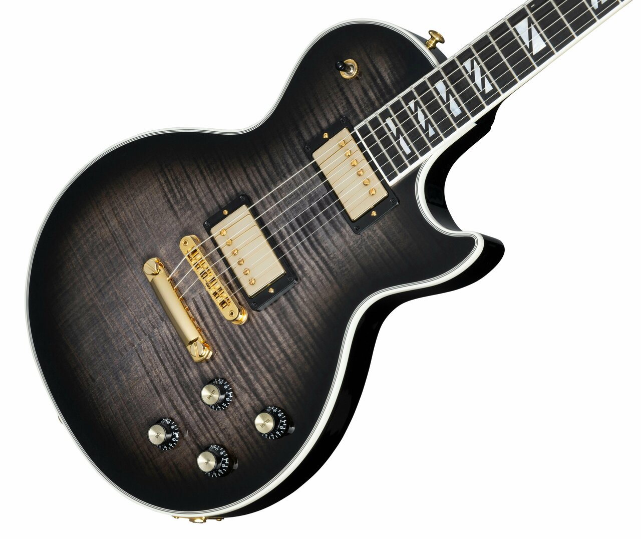 Gibson Les Paul Supreme Electric Guitar in Transparent Ebony Burst - LPSU00E2GH1-gibson-les-paul-supreme-translucent-ebony-burst-angle.jpg