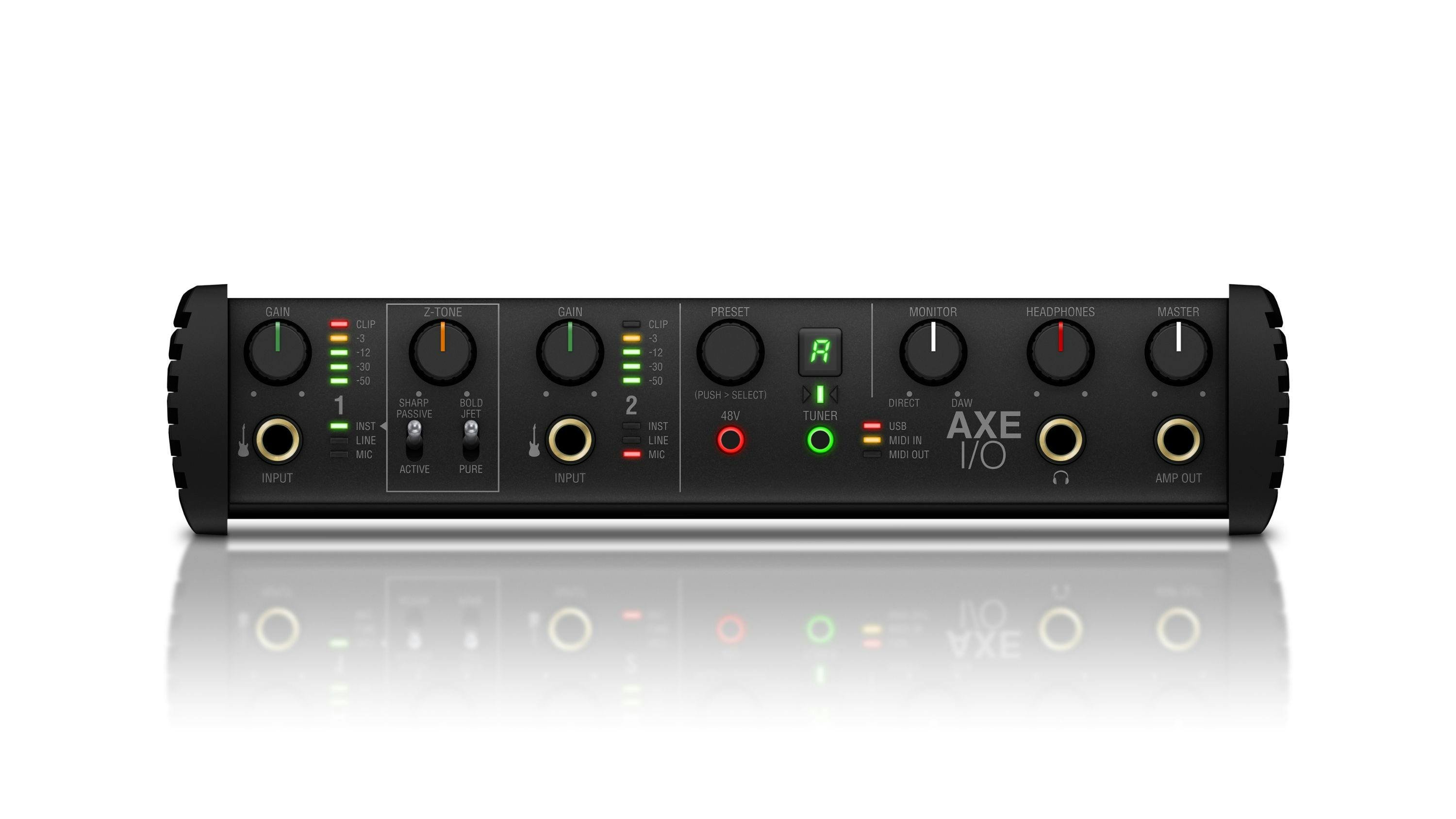 IK Multimedia AXE I/O USB Audio Interface with Advanced Guitar Tone Shaping