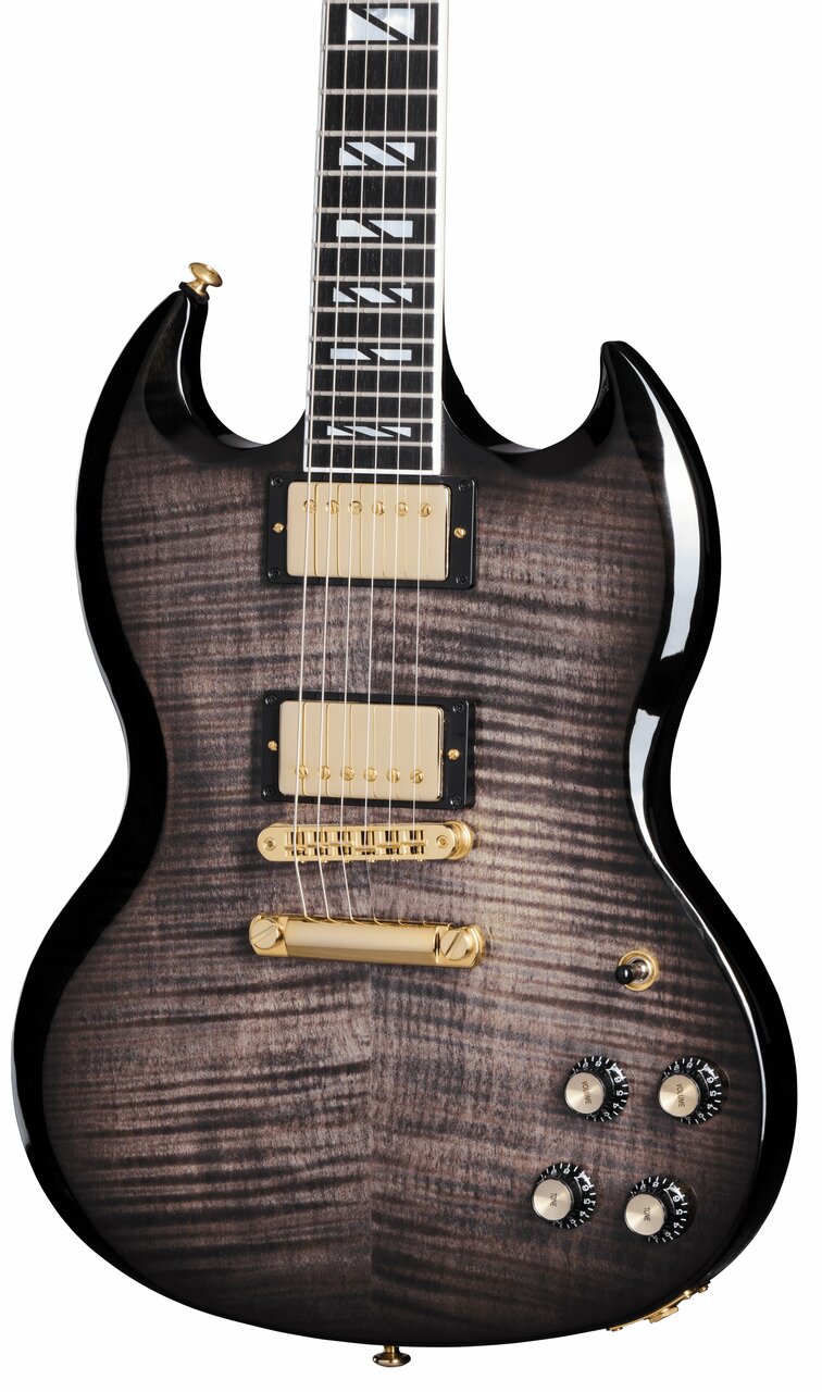 Gibson SG Supreme in Translucent Ebony Burst - Andertons Music Co.
