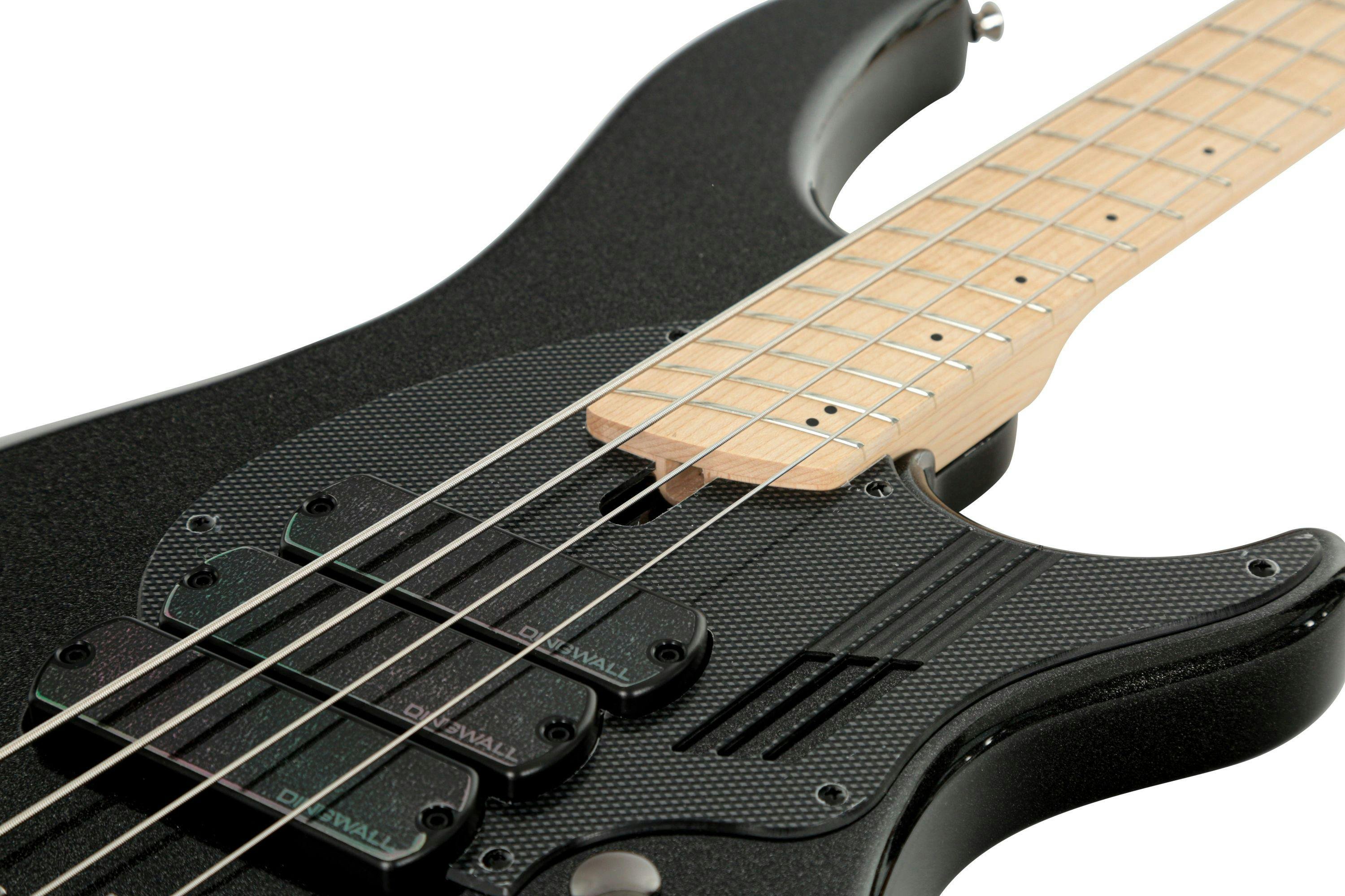 Dingwall NG-3 4-String Electric Bass Guitar - Black Metallic with Maple Fingerboard - Matching Headstock - 398563-06910 (7).jpg