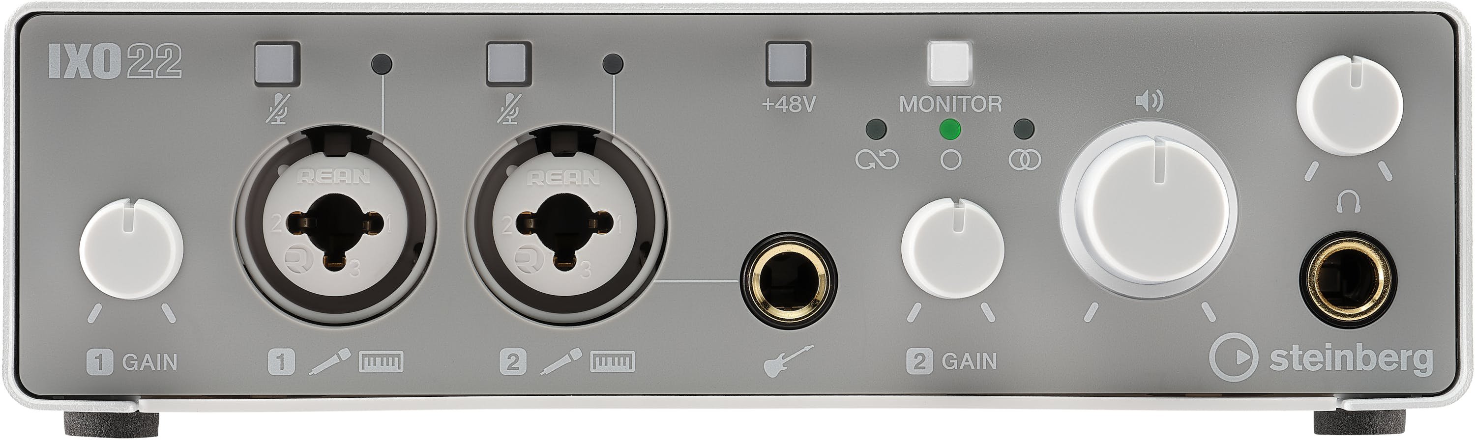 Steinberg IXO22 USB-C Audio Interface - White - IXO22W-Steinburg_IXO22_White_Front.jpg