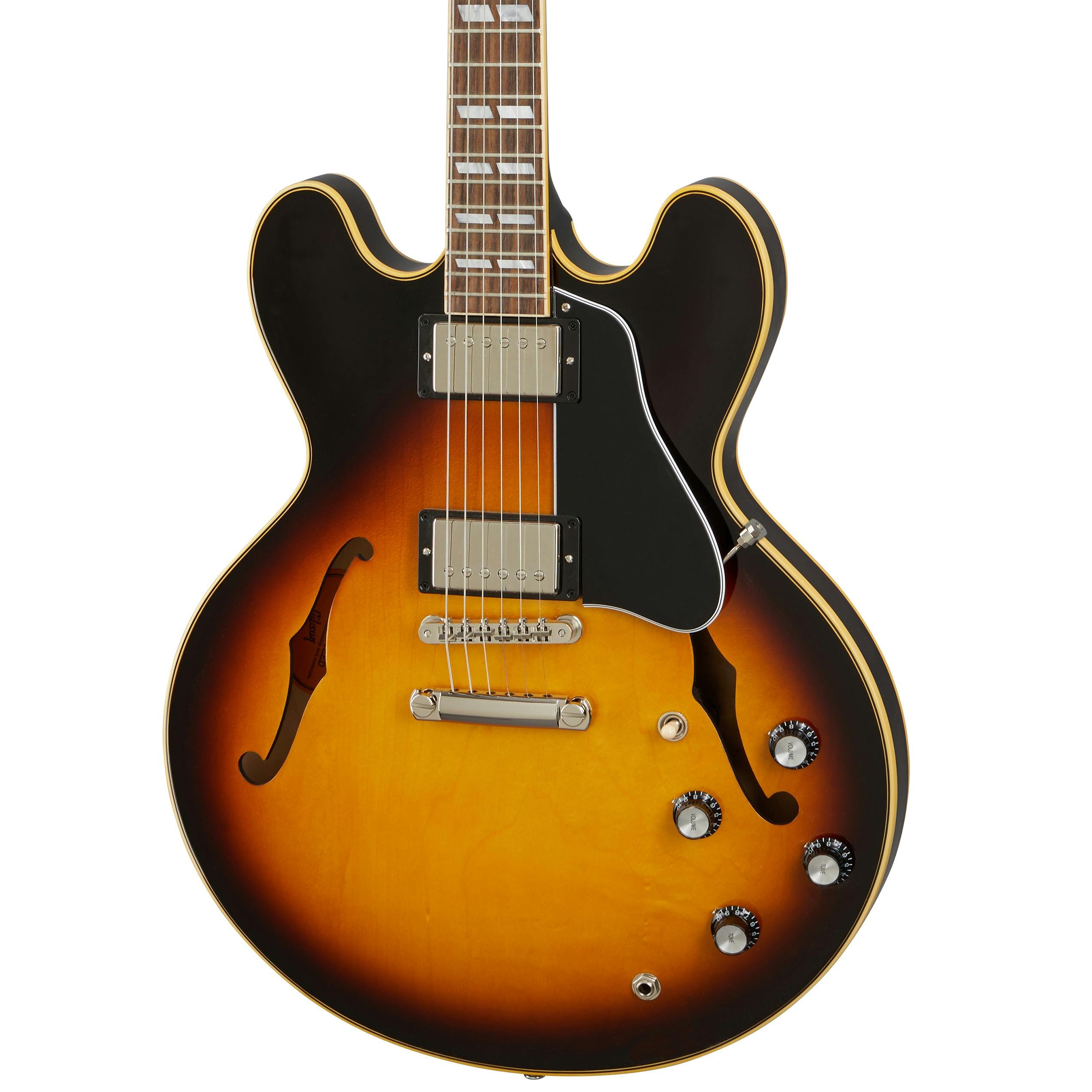 Gibson USA ES-345 Semi Hollow Electric Guitar in Vintage Burst - 374333-ES-345 Sunburst Hero.jpg