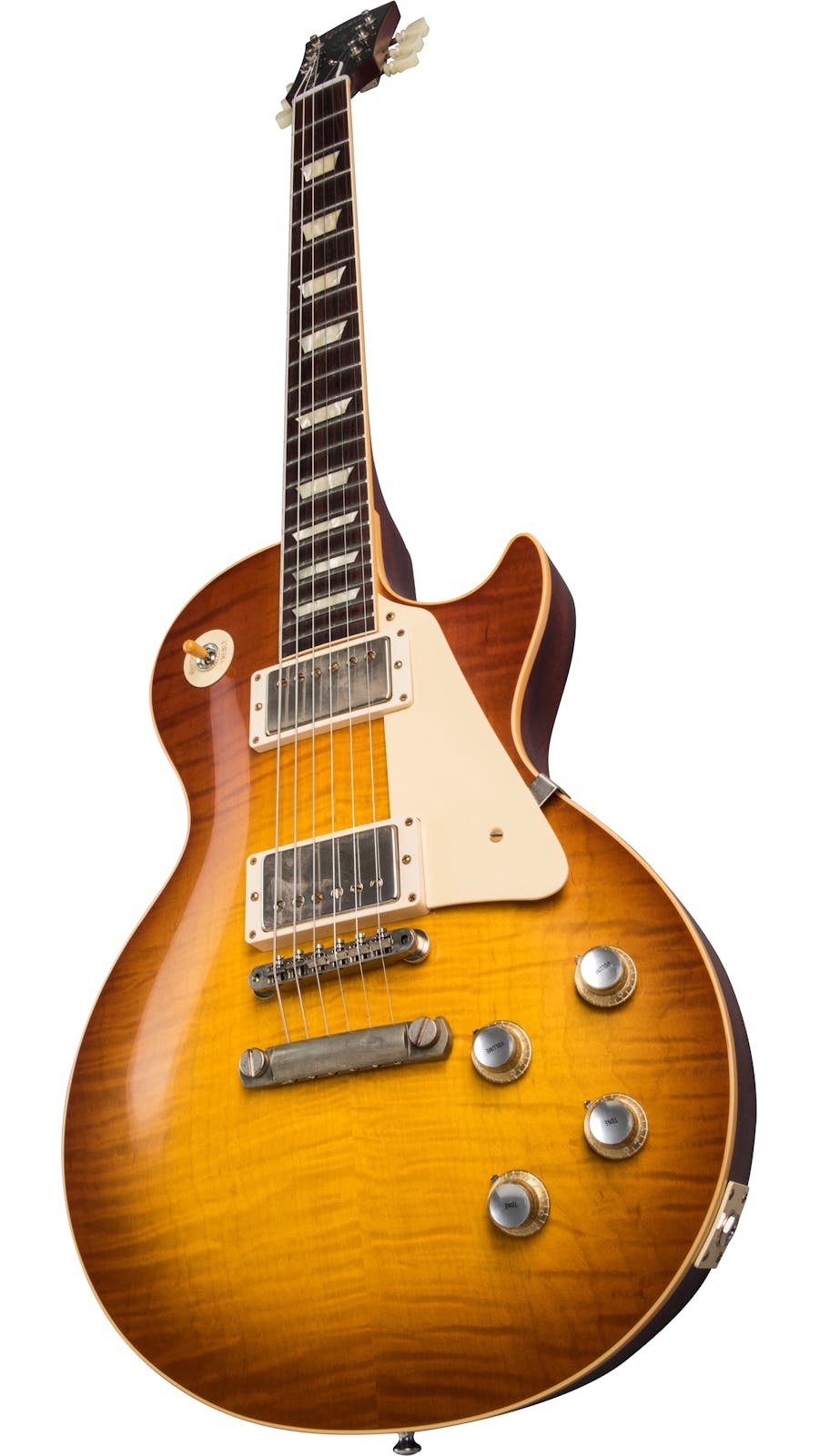 Gibson Custom Shop 1960 Les Paul Standard Reissue VOS Electric Guitar in Iced Tea Burst - 444441-Gibson-Custom-Shop-1960-Les-Paul-Standard-Reissue-VOS-Iced-Tea-Burst-Beauty.jpg