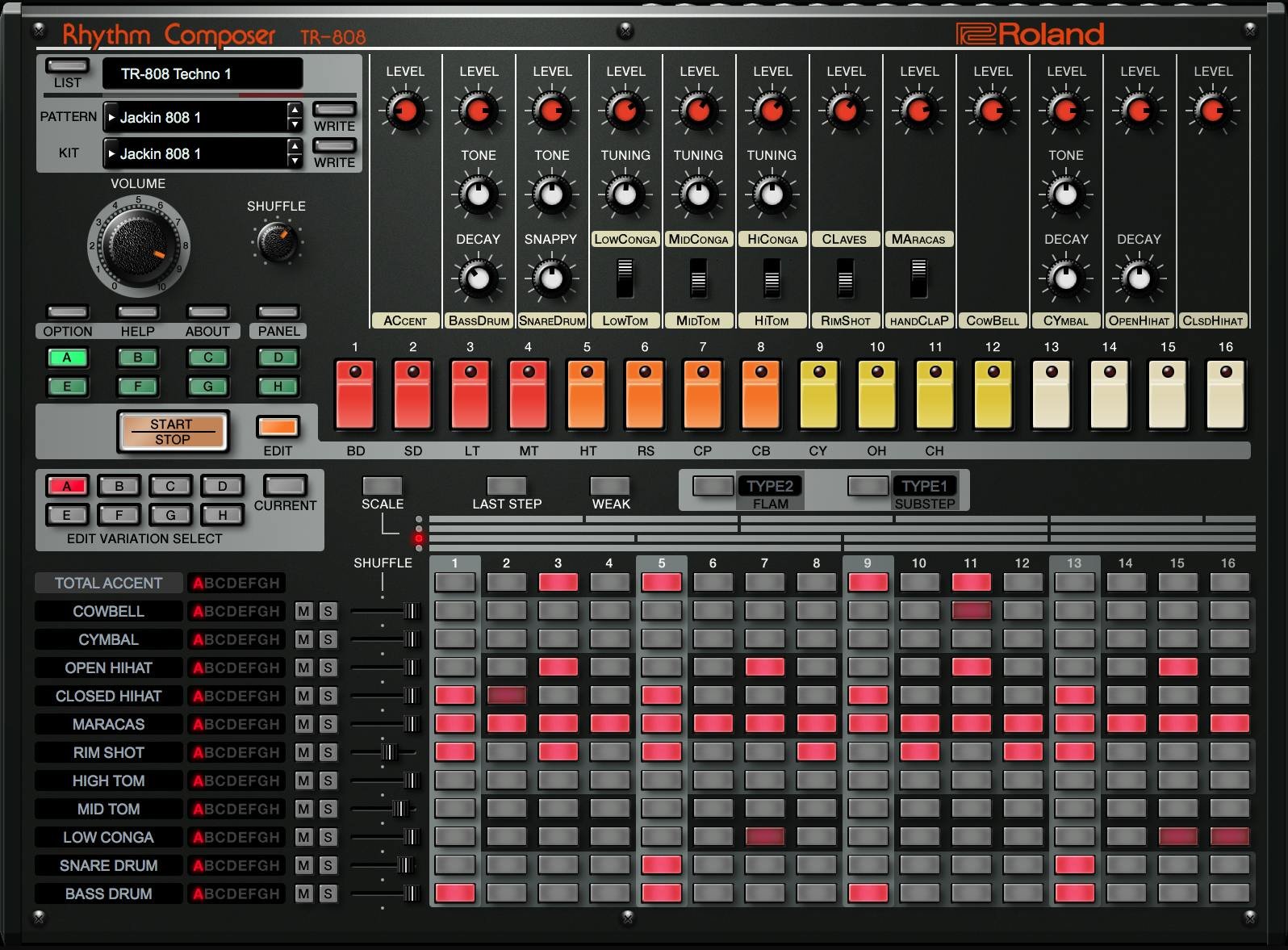 Roland Cloud TR-808 Virtual Instrument Plugin - Lifetime Key - 413190-TR-808 Edit .jpg