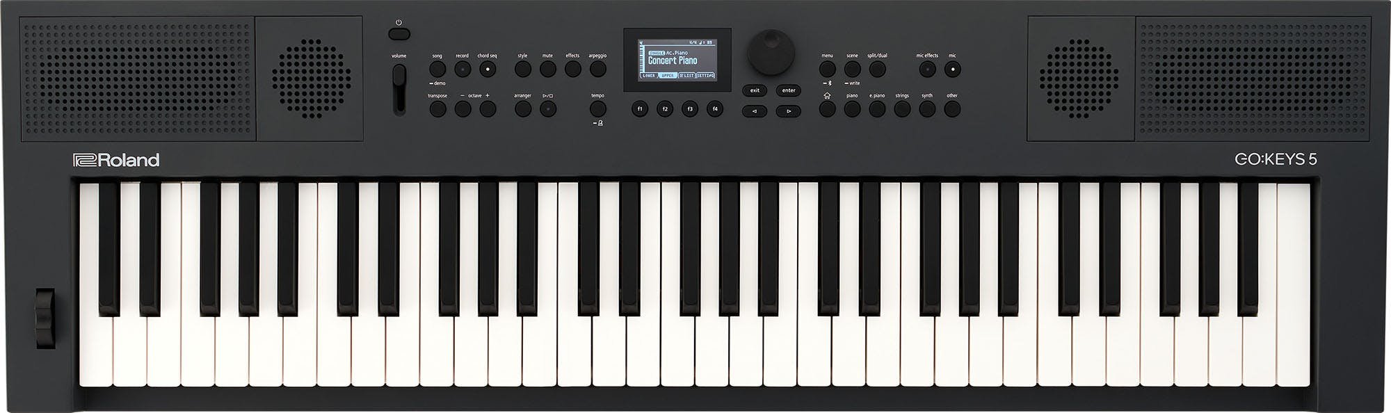 Roland Go Keys 5 - 61 Key Keyboard In Graphite - GO-KEYS-5-GT-GOKEYS5-GT_top.jpg