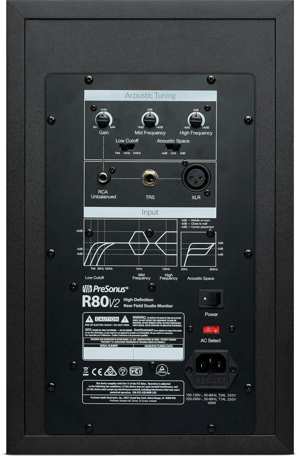 PreSonus R80 v2 Active Studio Monitor (Single) - 541785-2.jpg