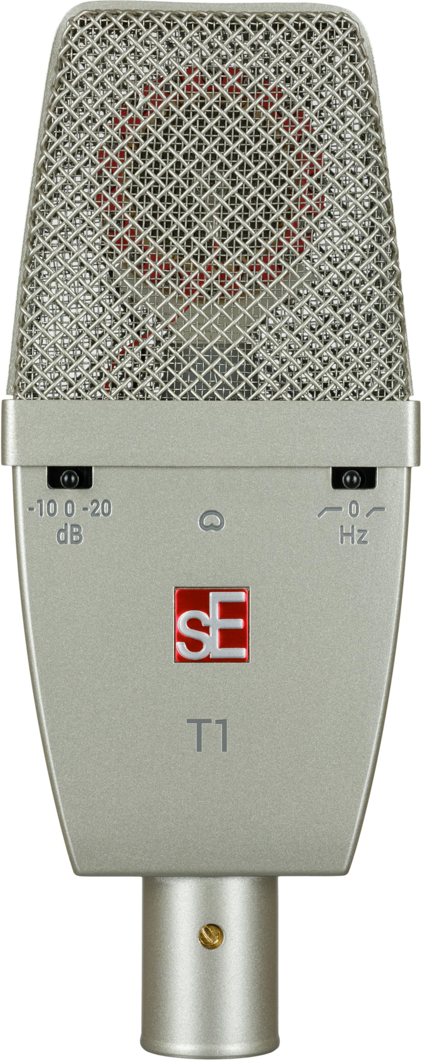 sE Electronics T1 (P), LDC, Titanium Capsule, Cardioid, Matched pair Condenser Microphone - SET1SP-MIC-sE-Electronics_T1_Front.jpg