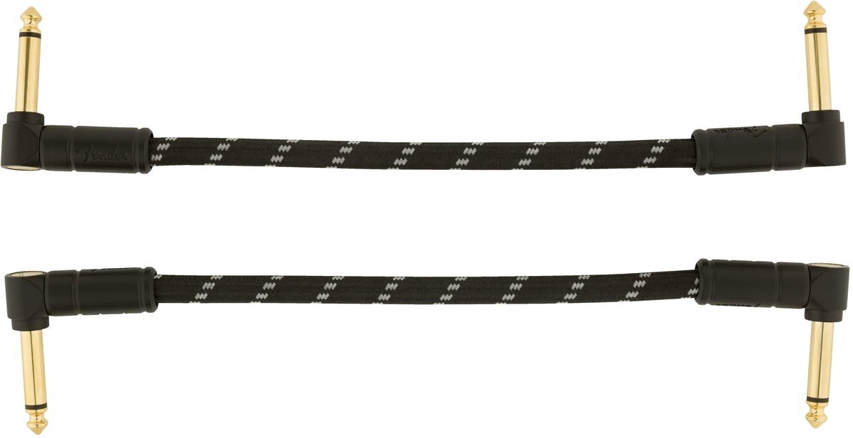 Fender Deluxe Series Instrument Cables (2-Pack) Angle/Angle 6' in Black Tweed - 319903-1548777068189.jpg