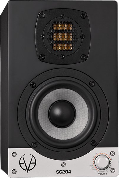 Eve Audio SC204 2-Way 4" Active Monitor Studio Speaker w/ Ribbon Tweeter (EACH) - SC204-Eve_Audio_SC204_Grill2.jpg