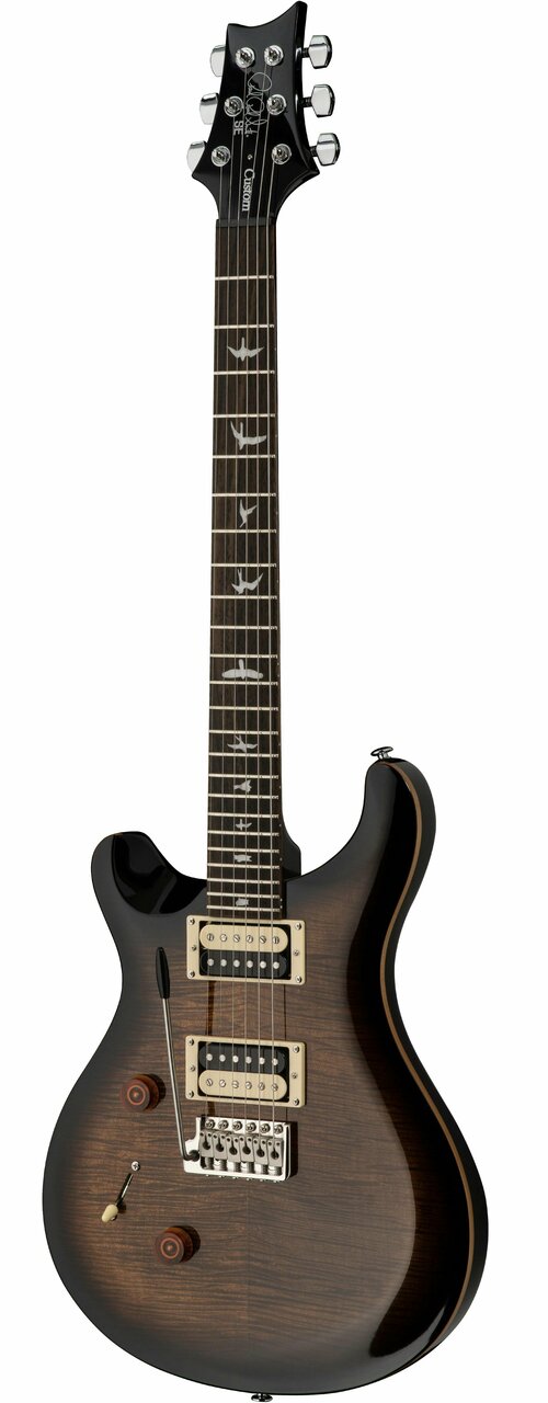 PRS SE Custom 24 Left-Handed Electric Guitar in Black Gold