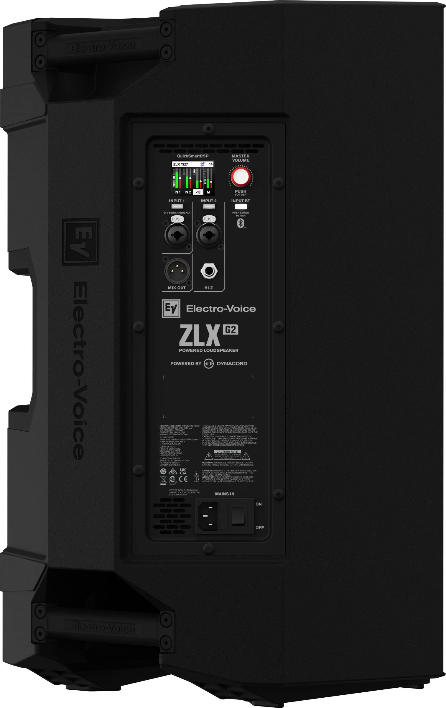 Electro Voice ZLX-12P-G2 Powered (Active) Loudspeaker - ZLX-12P-G2-EU-EV_ZLX_12P_G2_Back_Right_58538.jpg