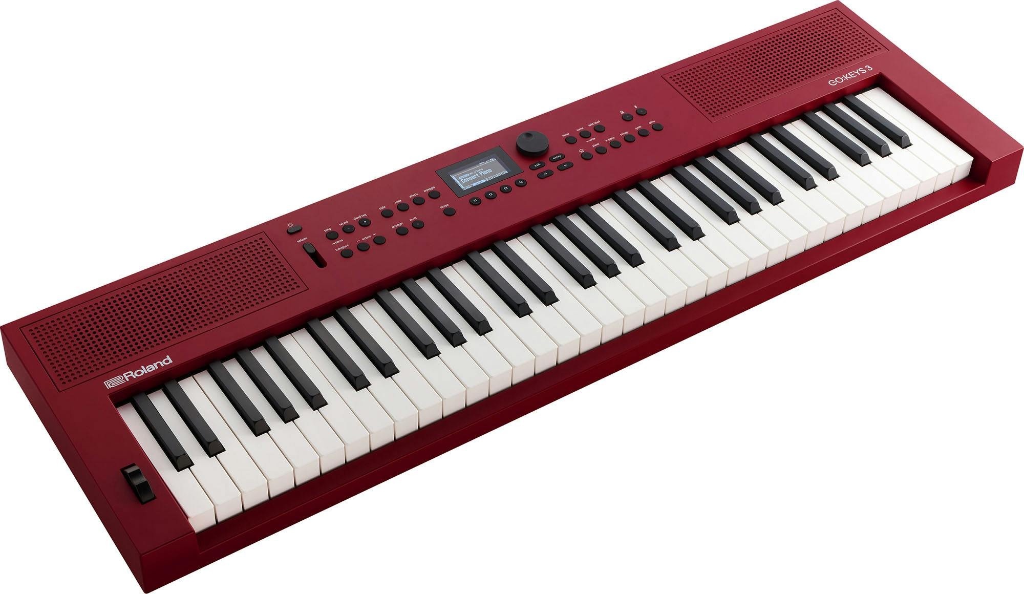 Roland Go Keys 3 - 61 key keyboard in Dark Red - Andertons Music Co.