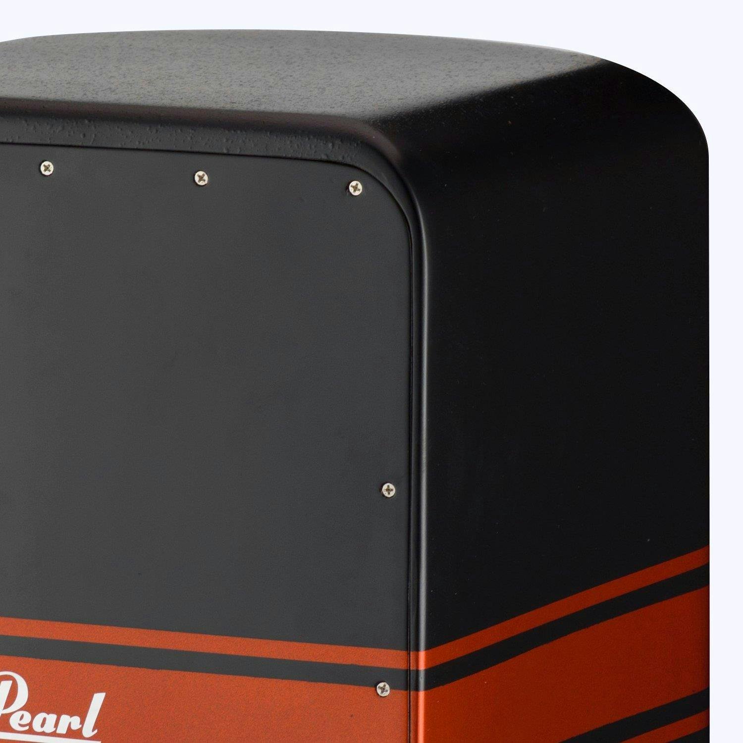 Pearl Cyclone Cajon in Black with Burnt Orange Stripes - 48945-tmp504E.jpg
