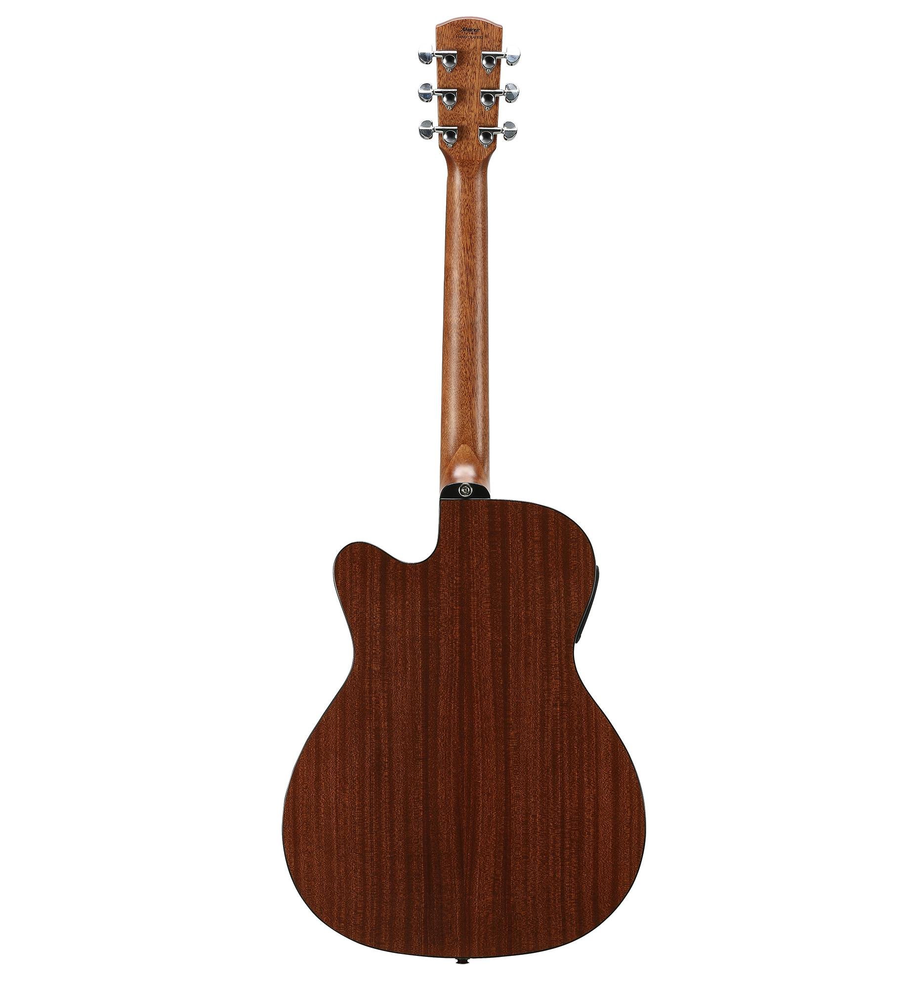 Alvarez Artist AF60CE Folk OM Electro-Acoustic in Shadowburst - 471486-AF60CESHB-Back-1.jpg