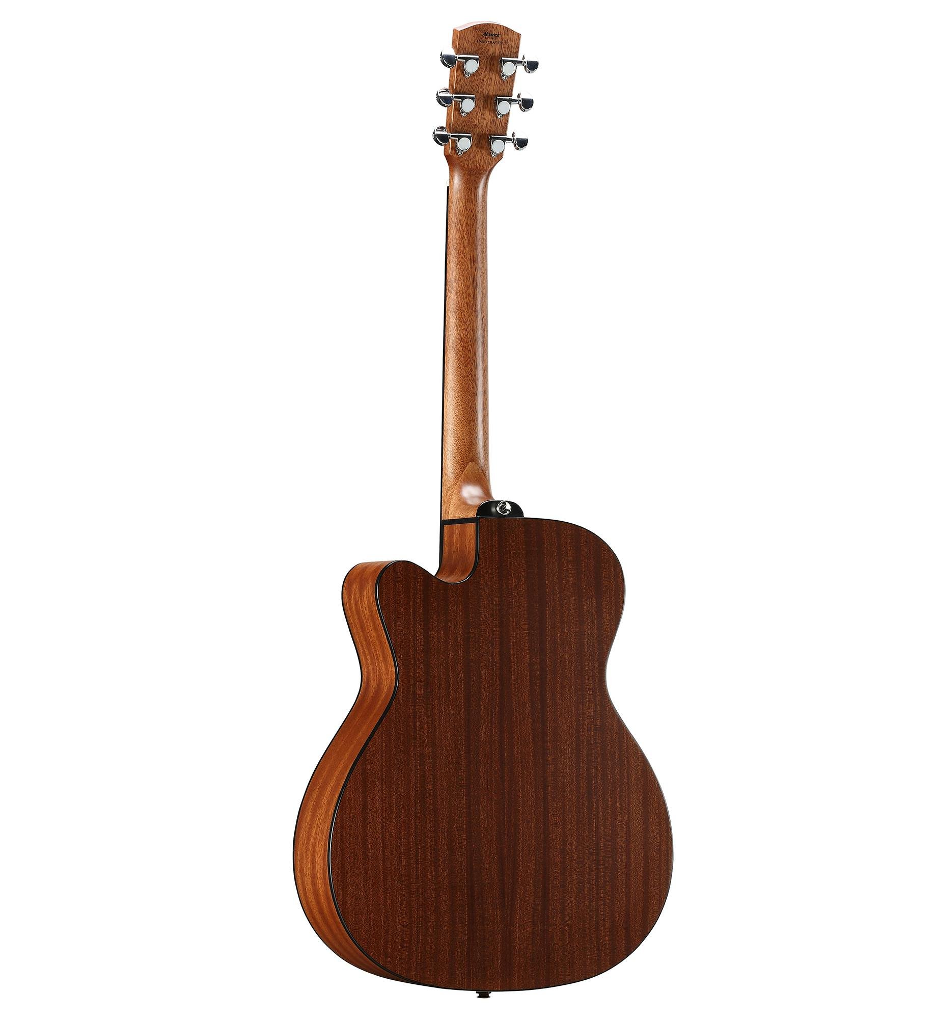 Alvarez Artist AF60CE Folk OM Electro-Acoustic in Shadowburst - 471484-AF60CESHB-Back-3_4-1.jpg