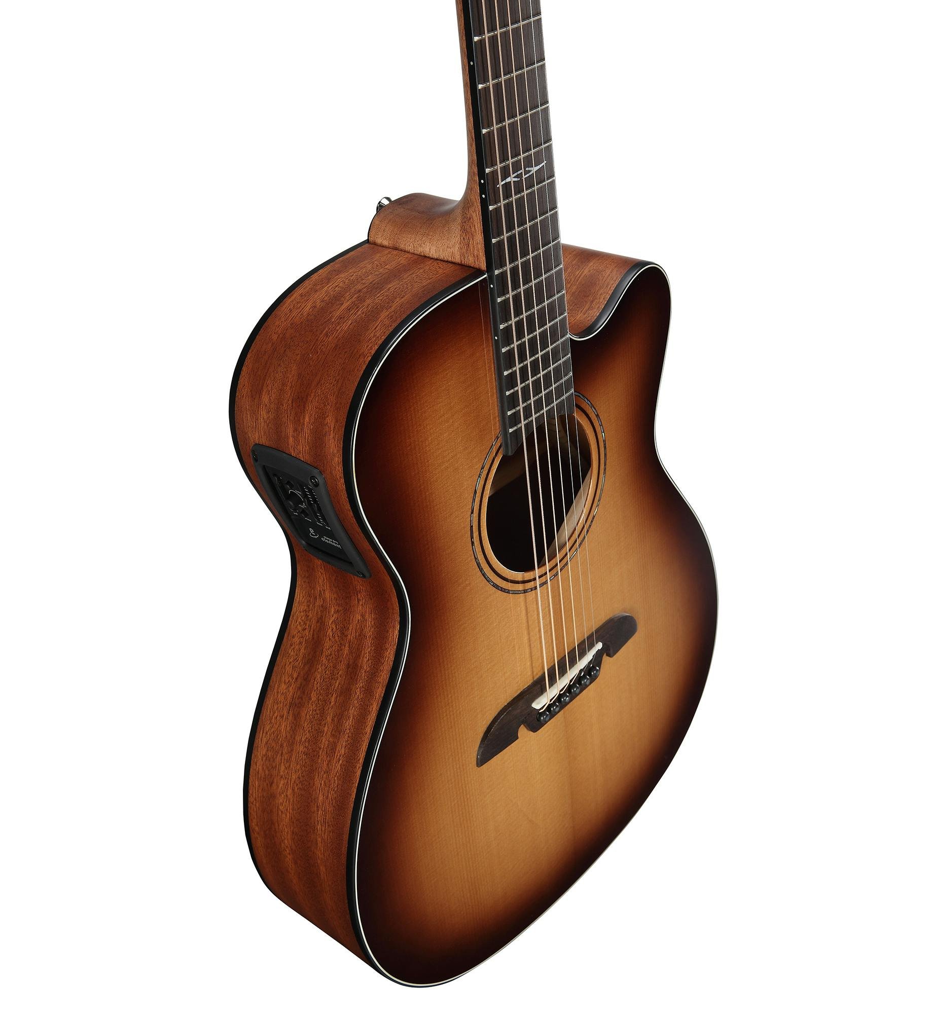 Alvarez Artist AF60CE Folk OM Electro-Acoustic in Shadowburst - 471485-AF60CESHB-T-Down-1.jpg