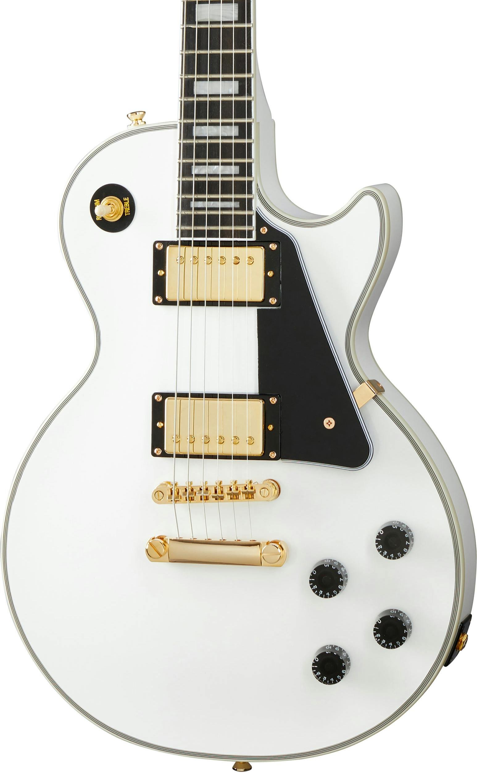 Epiphone Les Paul Custom in Alpine White, SlimTaper