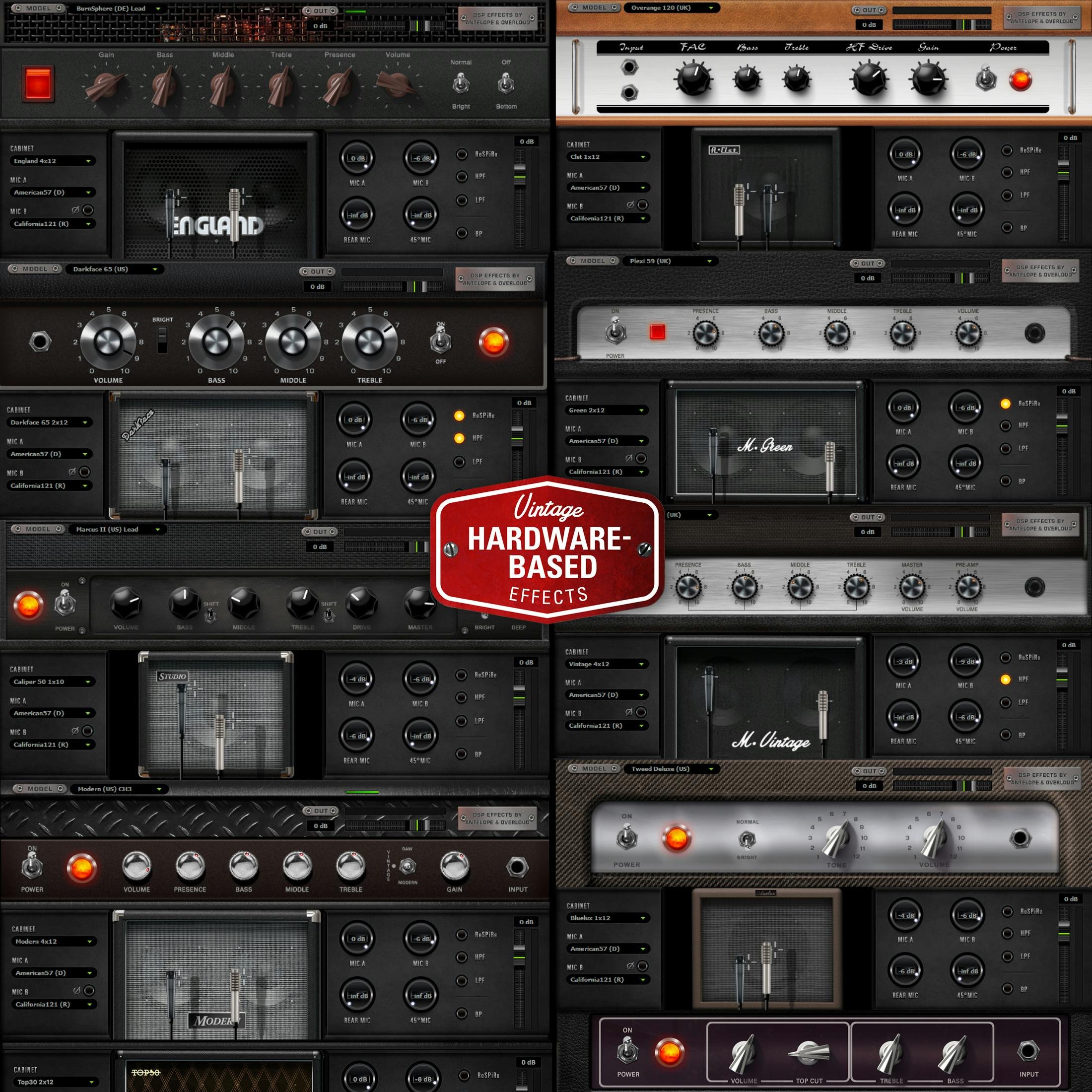 B Stock : Antelope Audio Orion Studio - Thunderbolt/USB Audio Interface. - 154458-OrionS_05_GuitarAmpsCabs.jpg