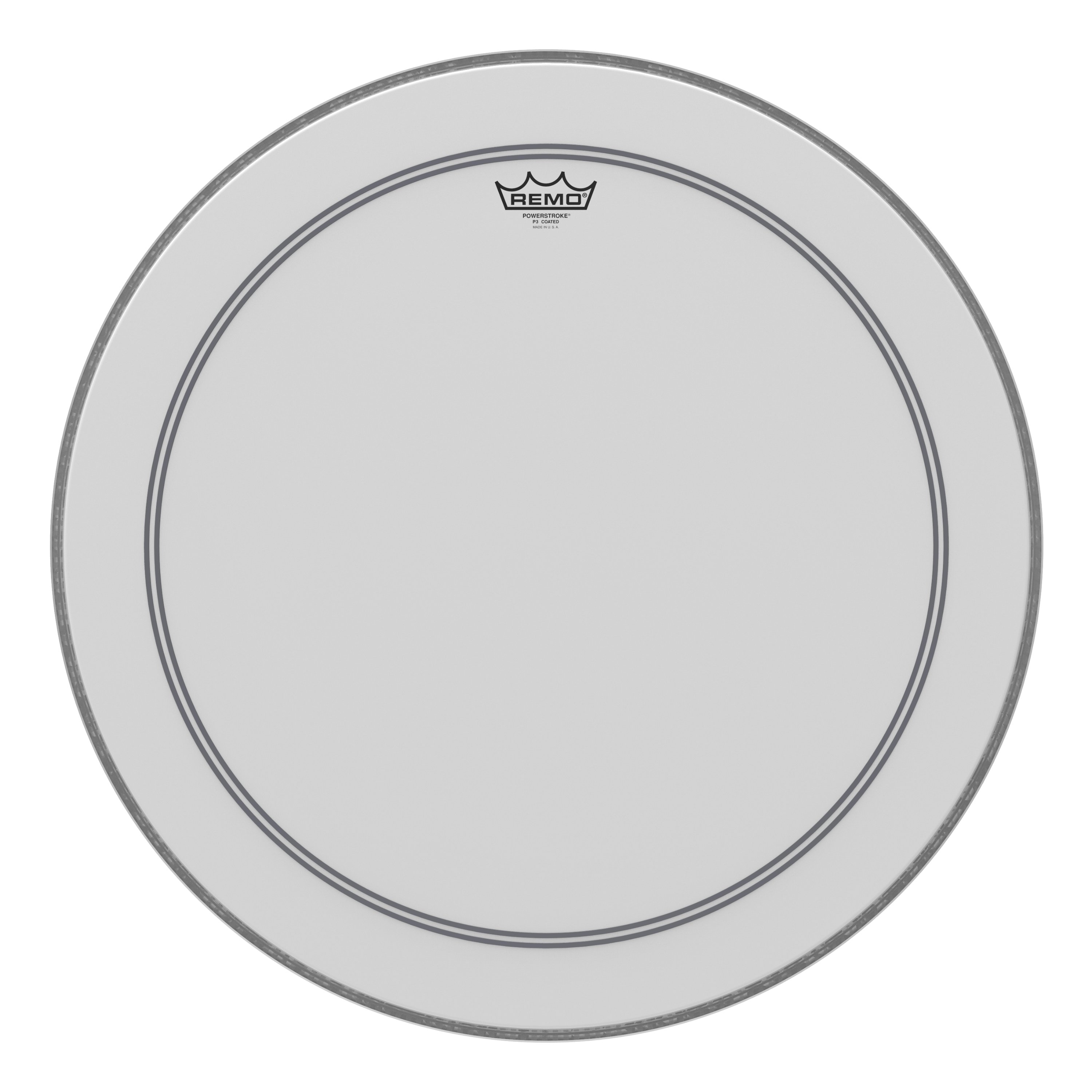 Remo 24" PowerstrokeÂ® 3 Coated Bass Drum Head  - 449130-P3-1124-C2.jpg