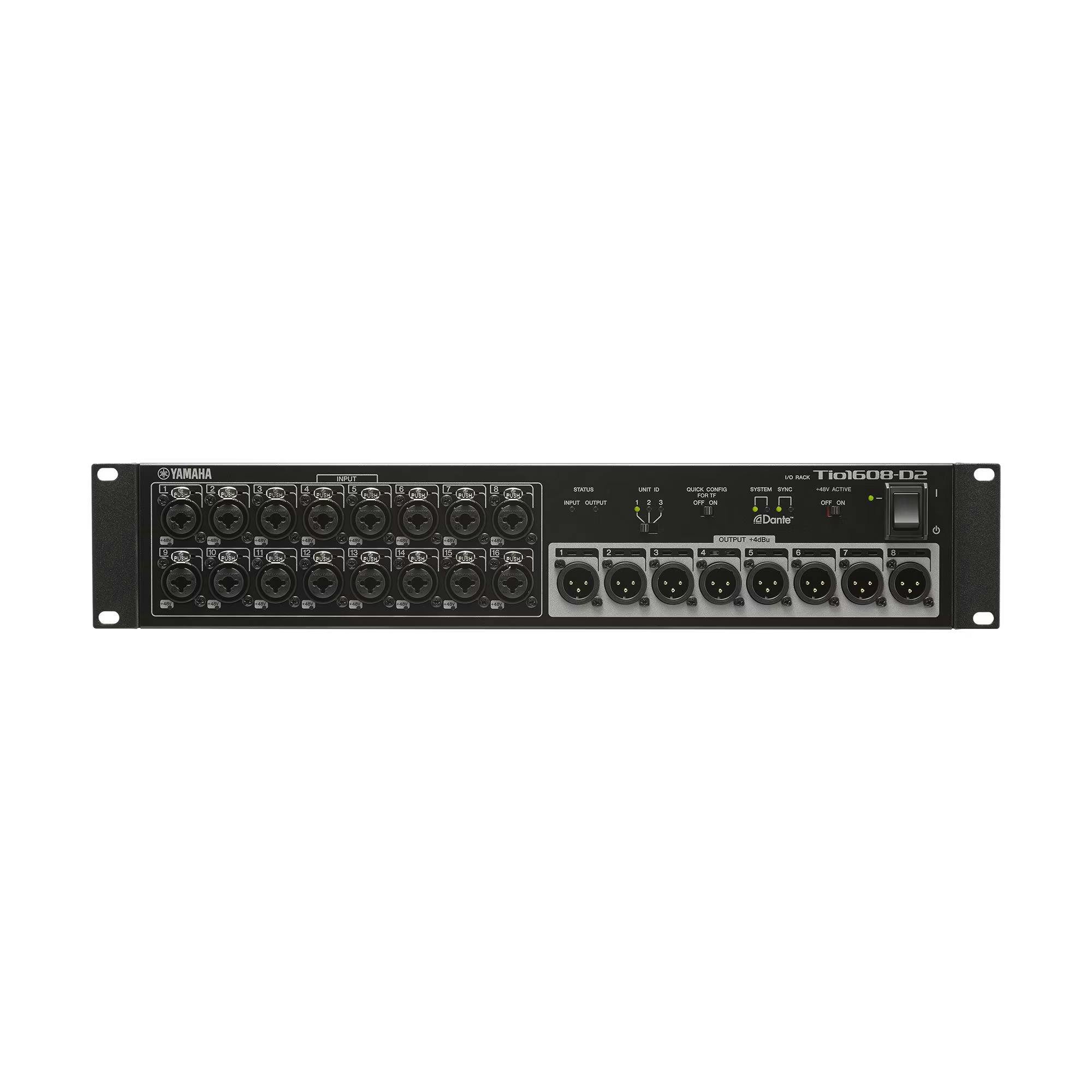 Yamaha Tio1608-D2 High-Definition Dante Stagebox - CTIO1608D2UK-Yamaha_Trio1608_Front.jpg