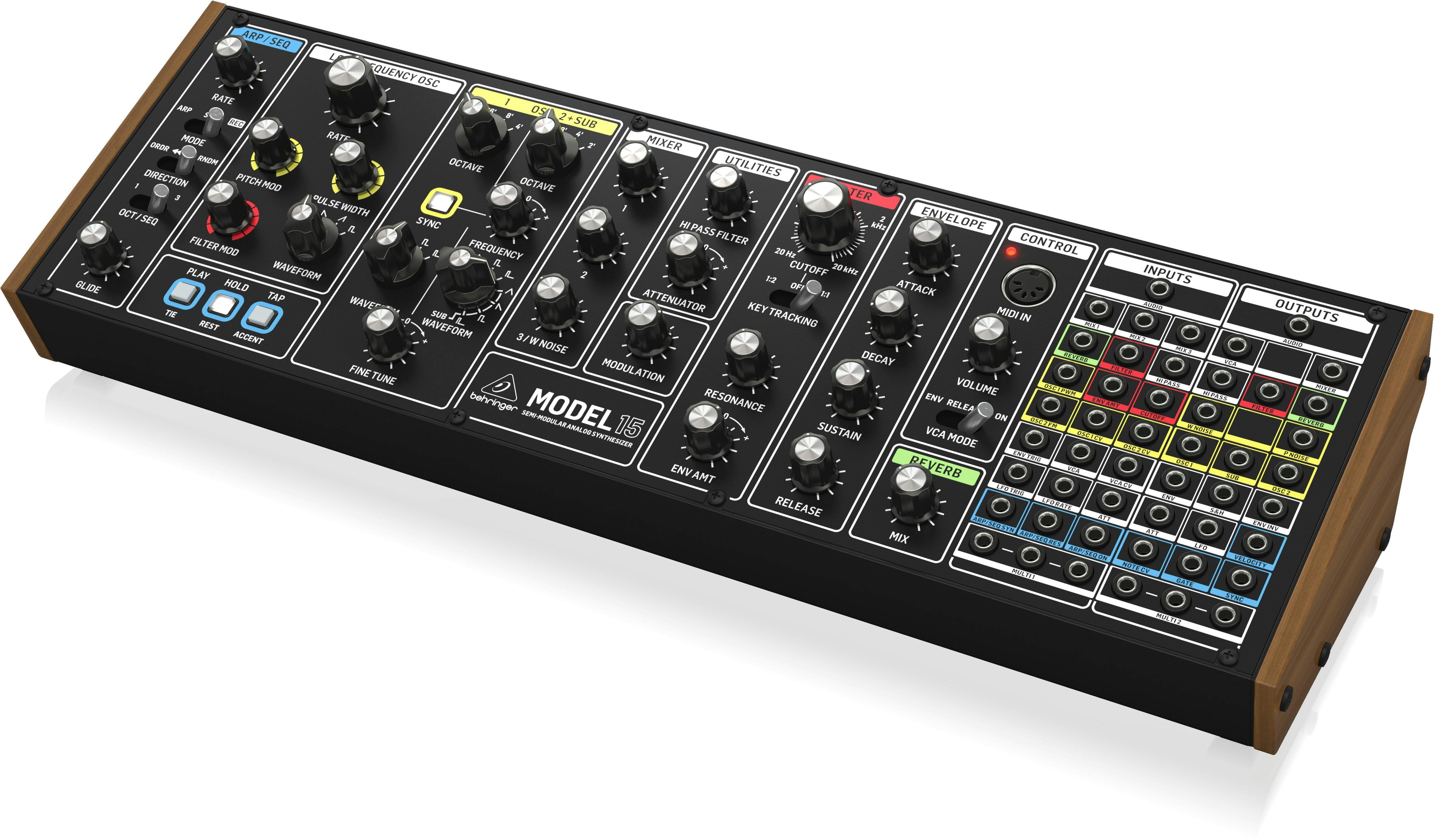 Behringer MODEL 15 Analogue Semi- Modular Synthesizer - 0718-AAW86-AR1-Behringer_MODEL-15_Media-Right.jpg