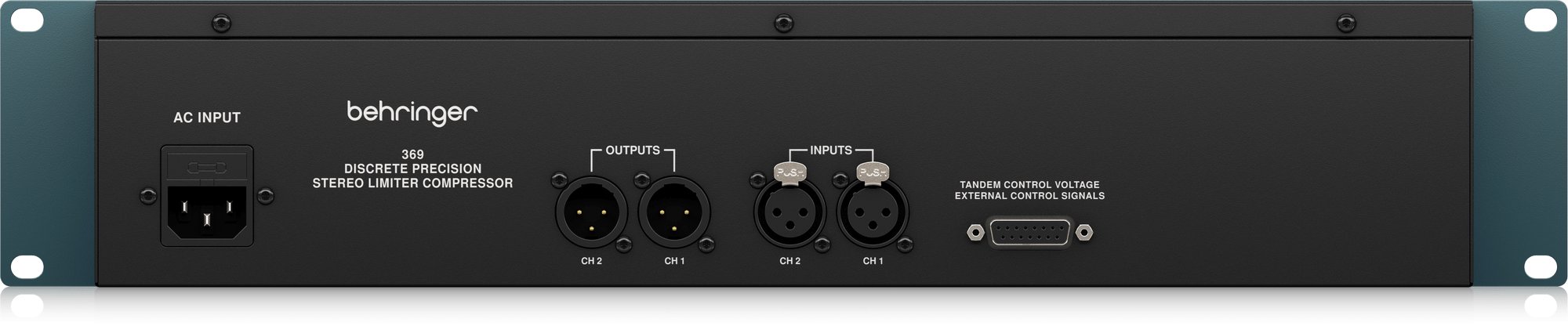 Behringer 369 Classic 2-Channel Precision Stereo Compressor and Limiter - 0817-ABK86-UK1_Studio_Compressor_Rear.jpg