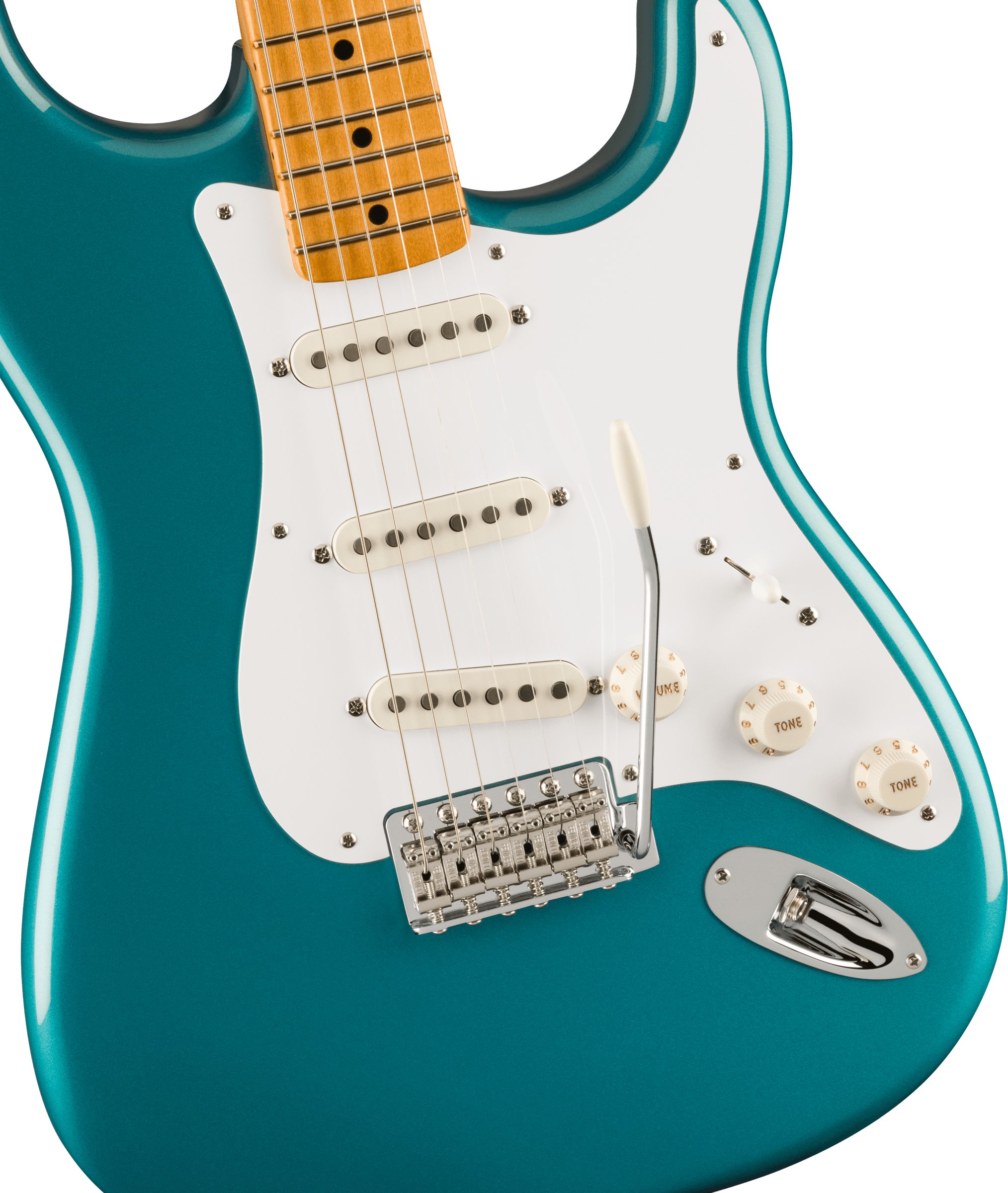 Fender Vintera II '50s Stratocaster Electric Guitar in Ocean Turquoise - 0149012308-Fender-Vintera-II-'50s-Stratocaster-in-Ocean-Turqoise-Pickups.jpg