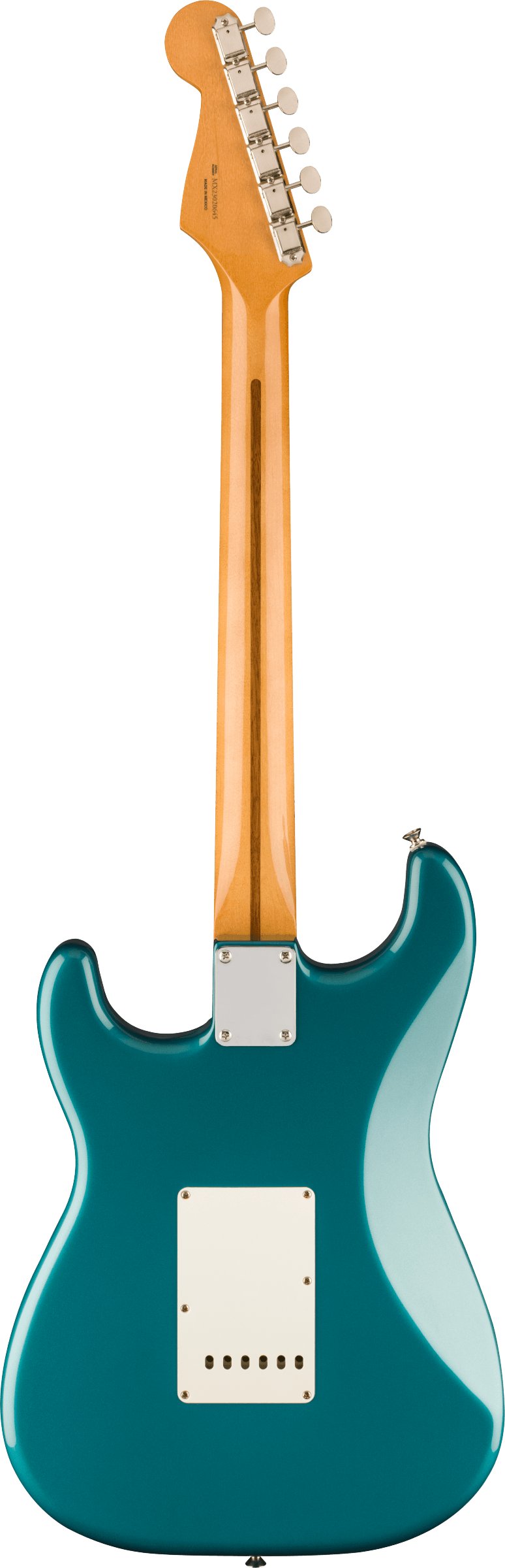 Fender Vintera II '50s Stratocaster Electric Guitar in Ocean Turquoise - 0149012308-Fender-Vintera-II-'50s-Stratocaster-in-Ocean-Turqoise-Back.jpg