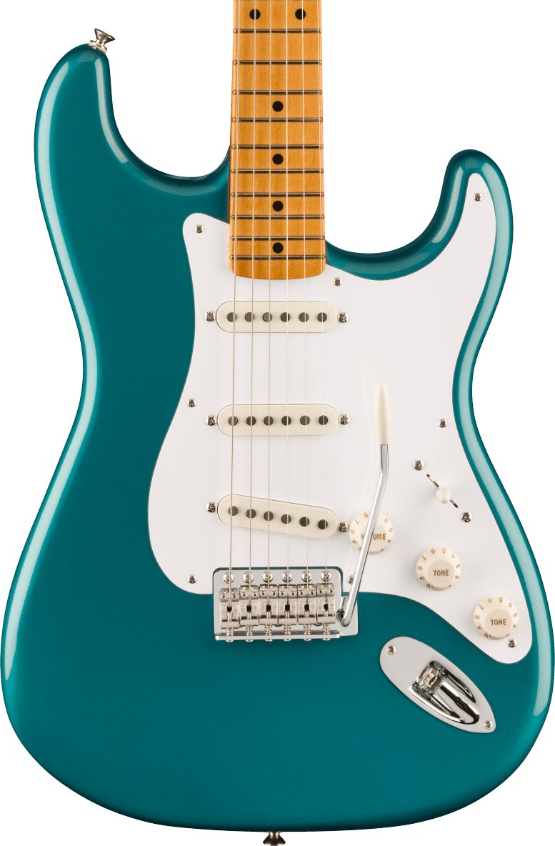 Fender Vintera II '50s Stratocaster Electric Guitar in Ocean Turquoise - 0149012308-Fender-Vintera-II-'50s-Stratocaster-in-Ocean-Turqoise-Hero.jpg