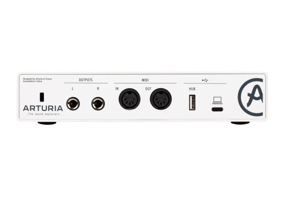 Arturia MiniFuse 2 White Audio Interface - 466137-MiniFuse-2-White-back.jpg