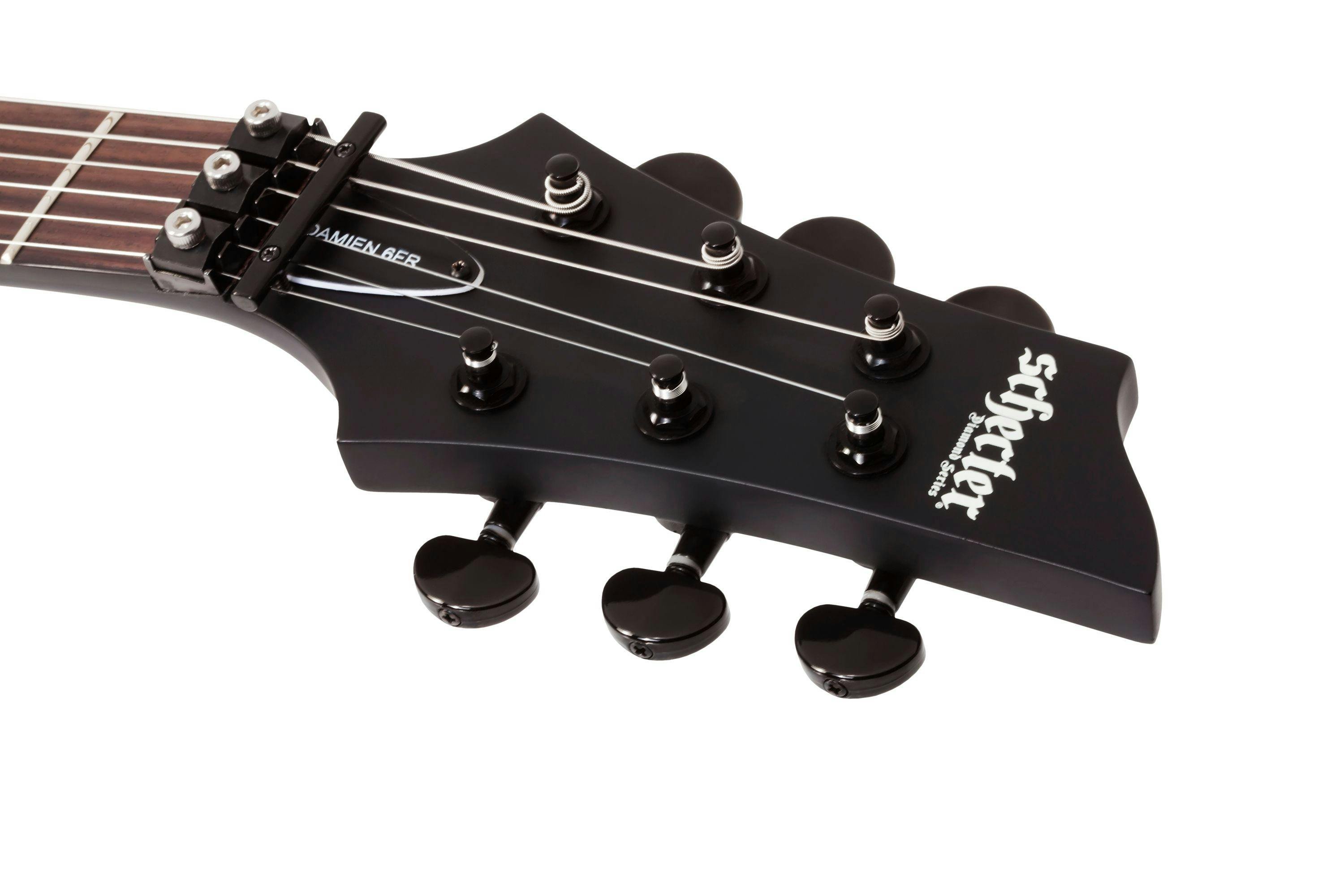 Schecter Damien 6 FR in Satin Black - 428870-DAMIEN-6 FR SBK 2471 HEADSTOCK.jpg